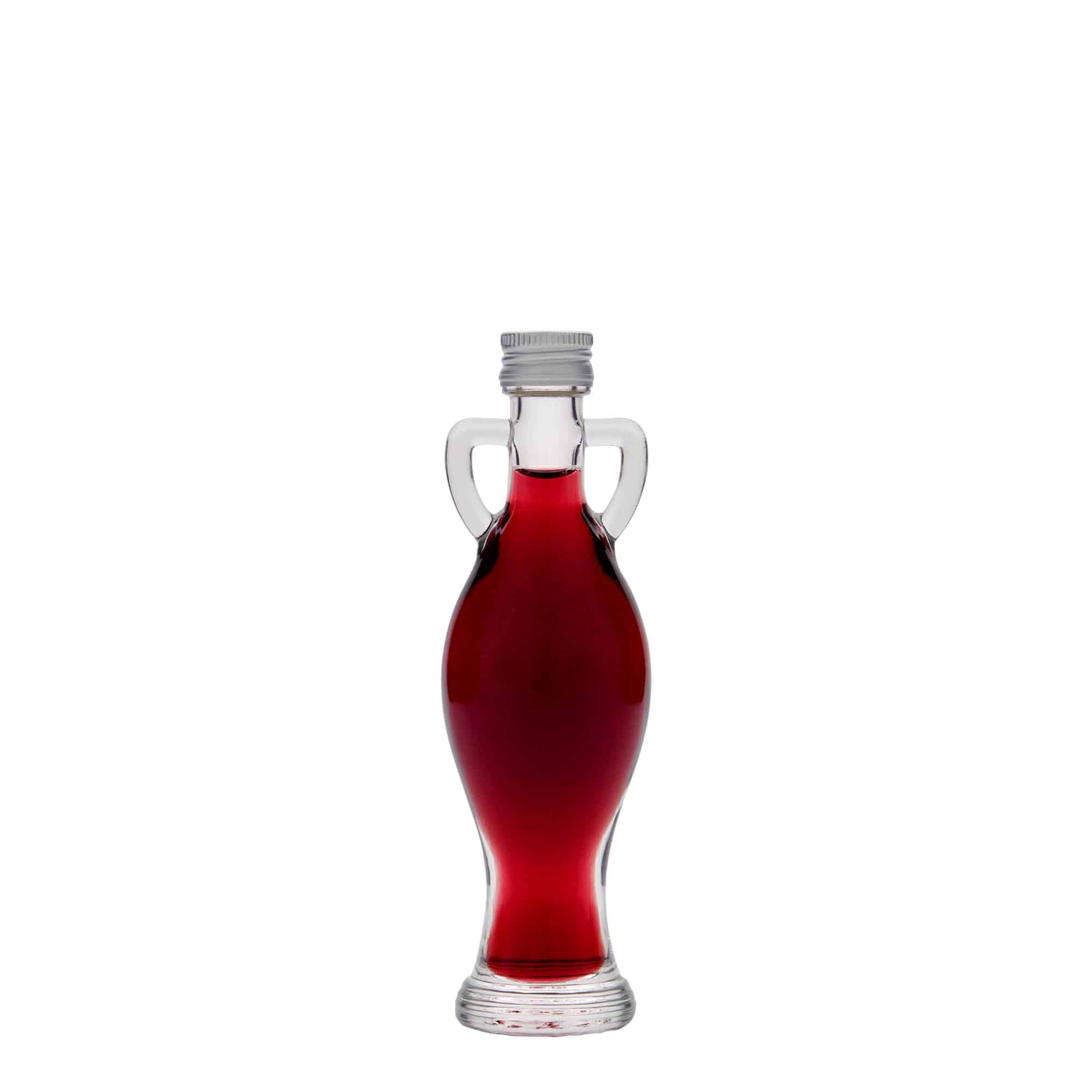 40 ml stiklinis buteliukas „Amfora“, angos tipas: PP 18