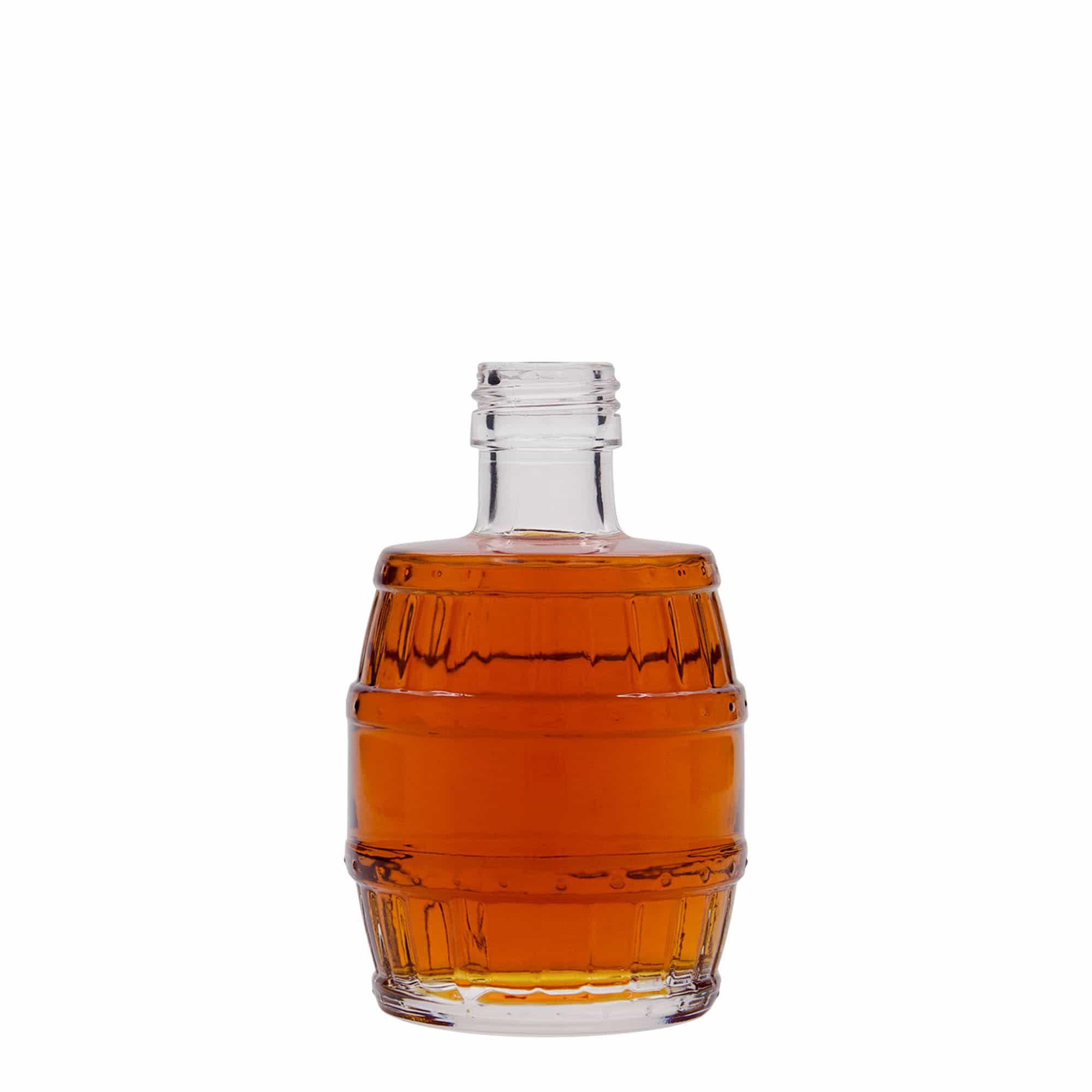 200 ml stiklinis butelis „Barrel“, burnos dydis: PP 28 200 ml stiklinis butelis „Barrel“, burnos dydis: PP 28