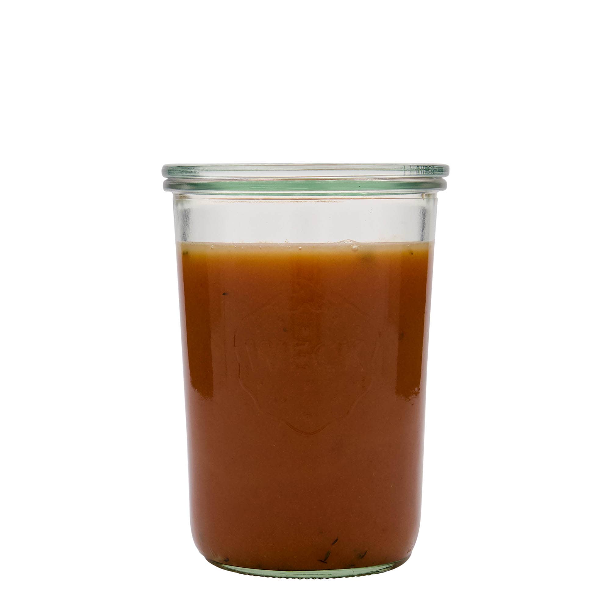 850 ml WECK stiklainis su apvaliu kraštu