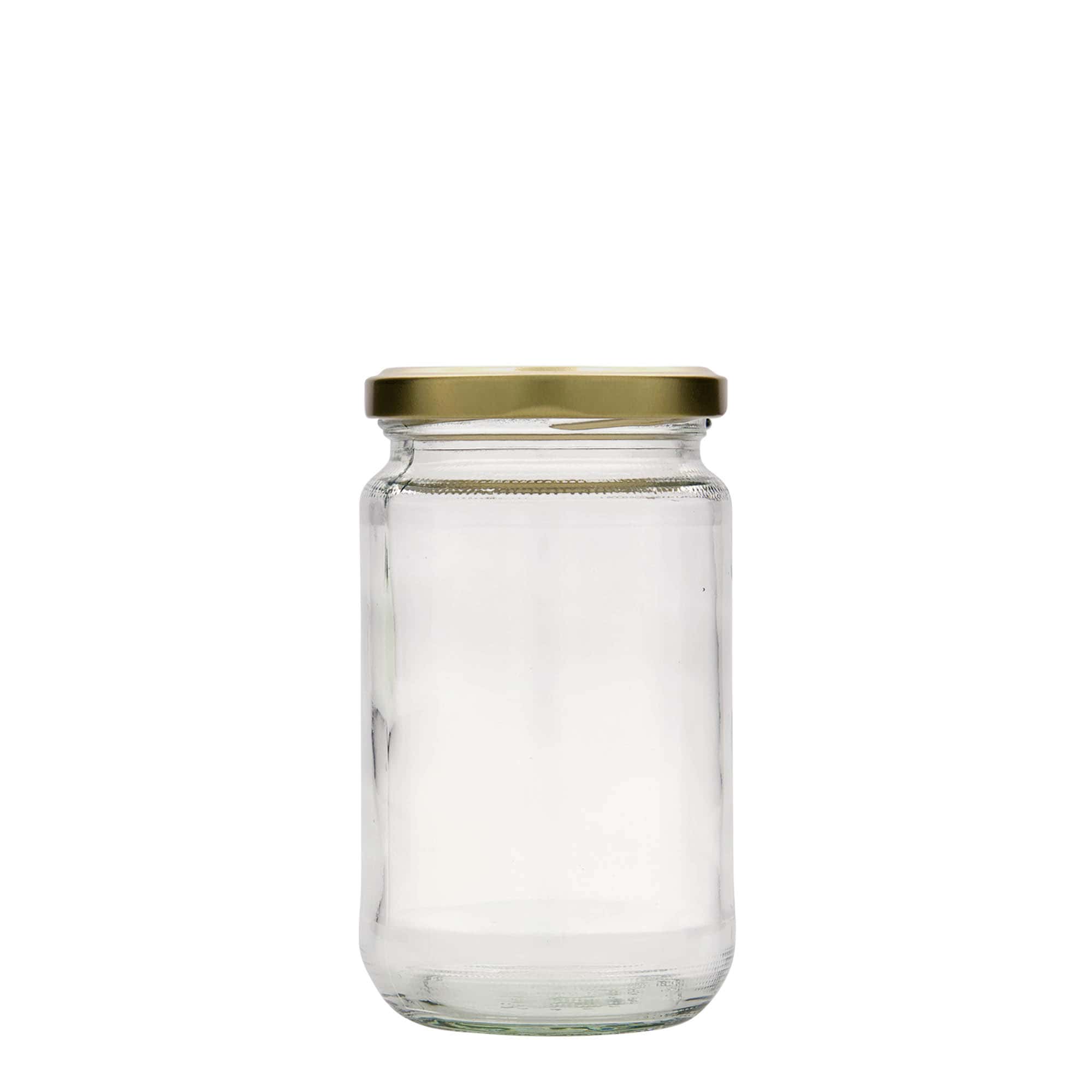 370 ml konservų stiklainis, anga: sukamas dangtelis (TO 66)
