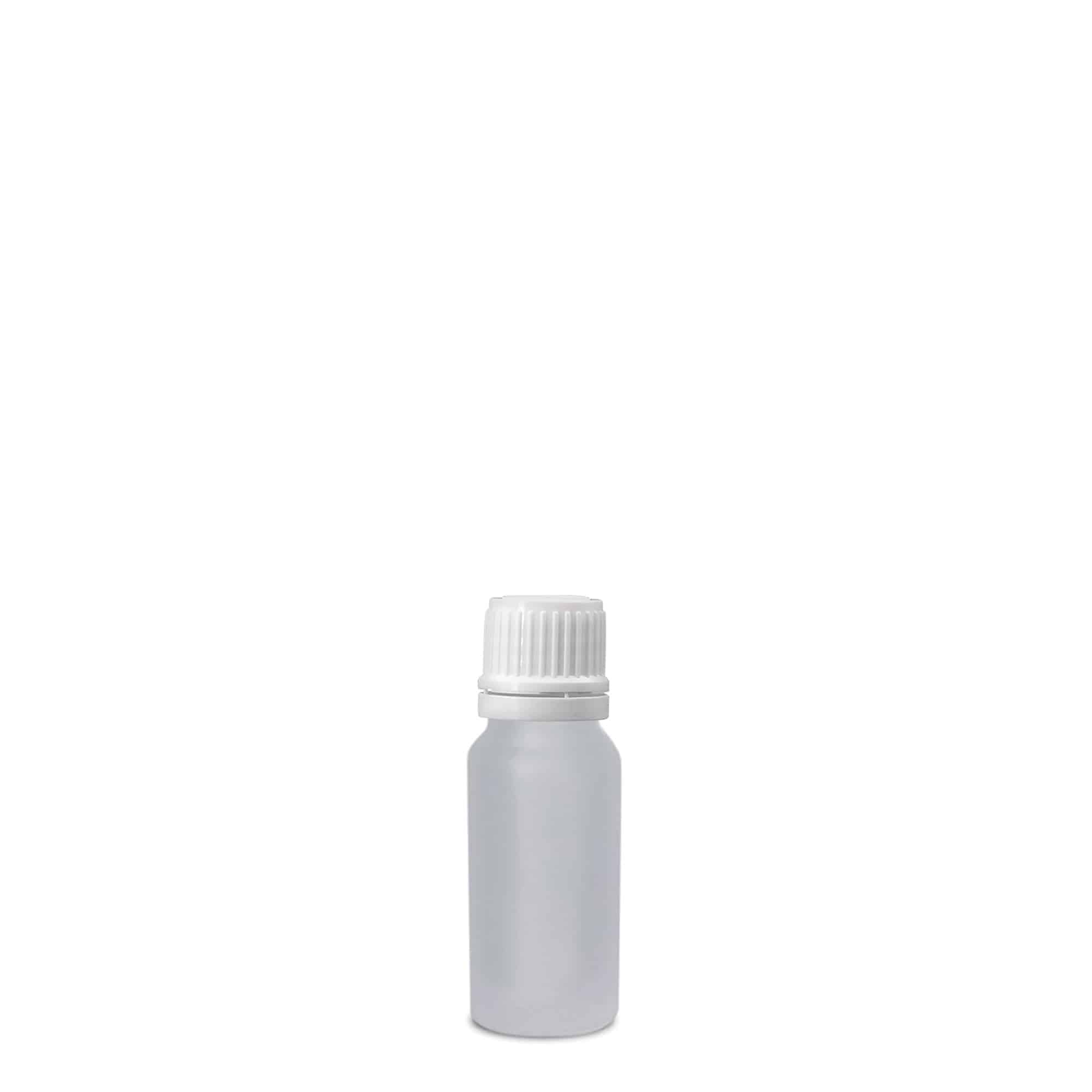 10 ml medicininis buteliukas, stiklas, matinis, burna: DIN 18