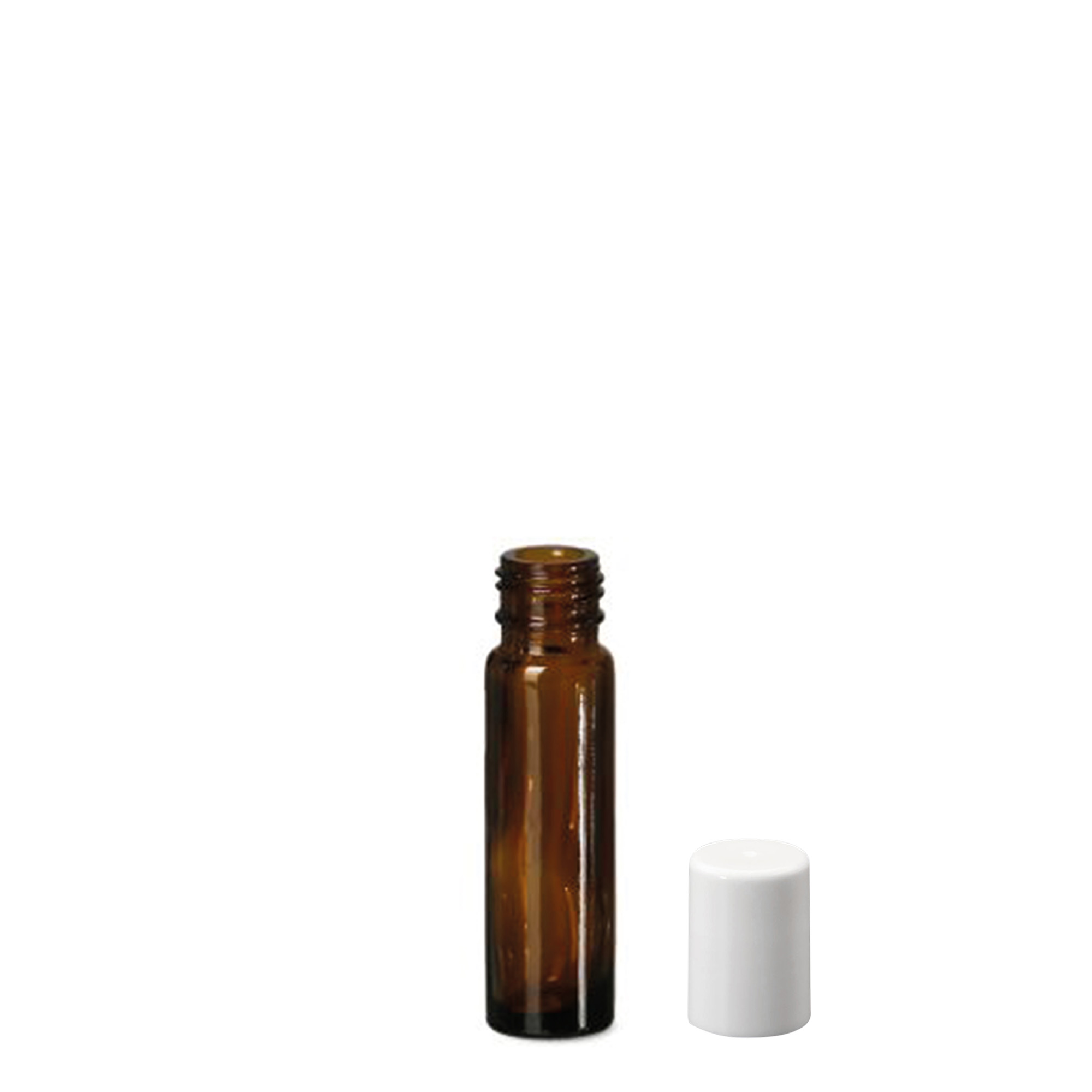 10 ml ritininis buteliukas, stiklinis, rudas, anga: sraigtinis uždarymas