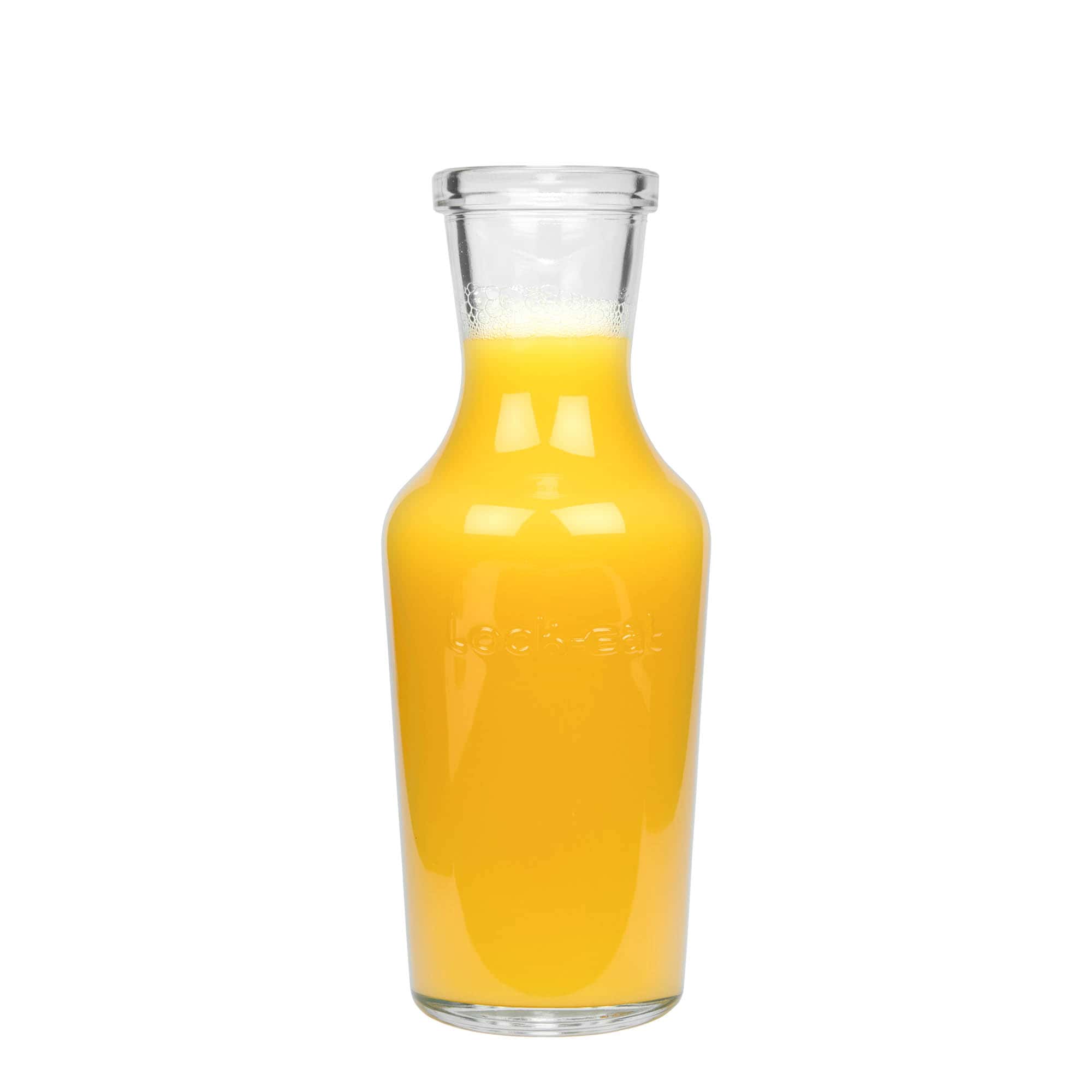 1.000 ml stiklinė karafa „Lock-Eat“, anga: vielinio lankelio uždarymas