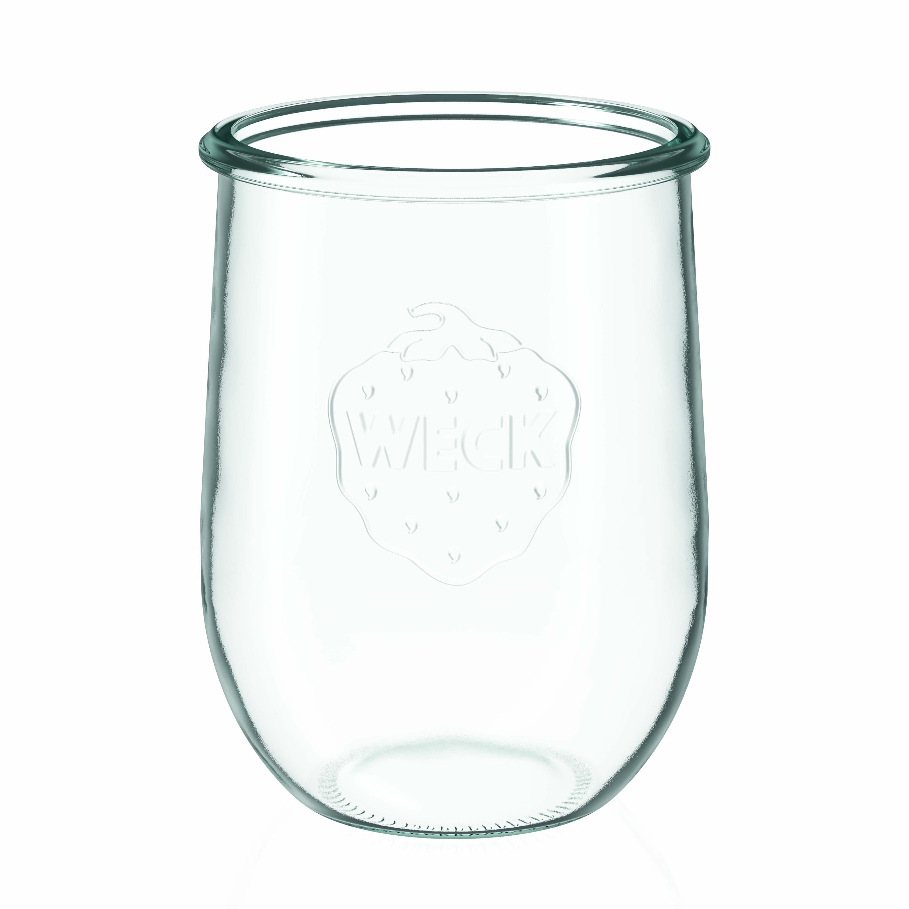 1.050 ml WECK-tulpės stiklainis #, burna: apvali kraštinė 1.050 ml WECK-tulpės stiklainis #, burna: apvali kraštinė