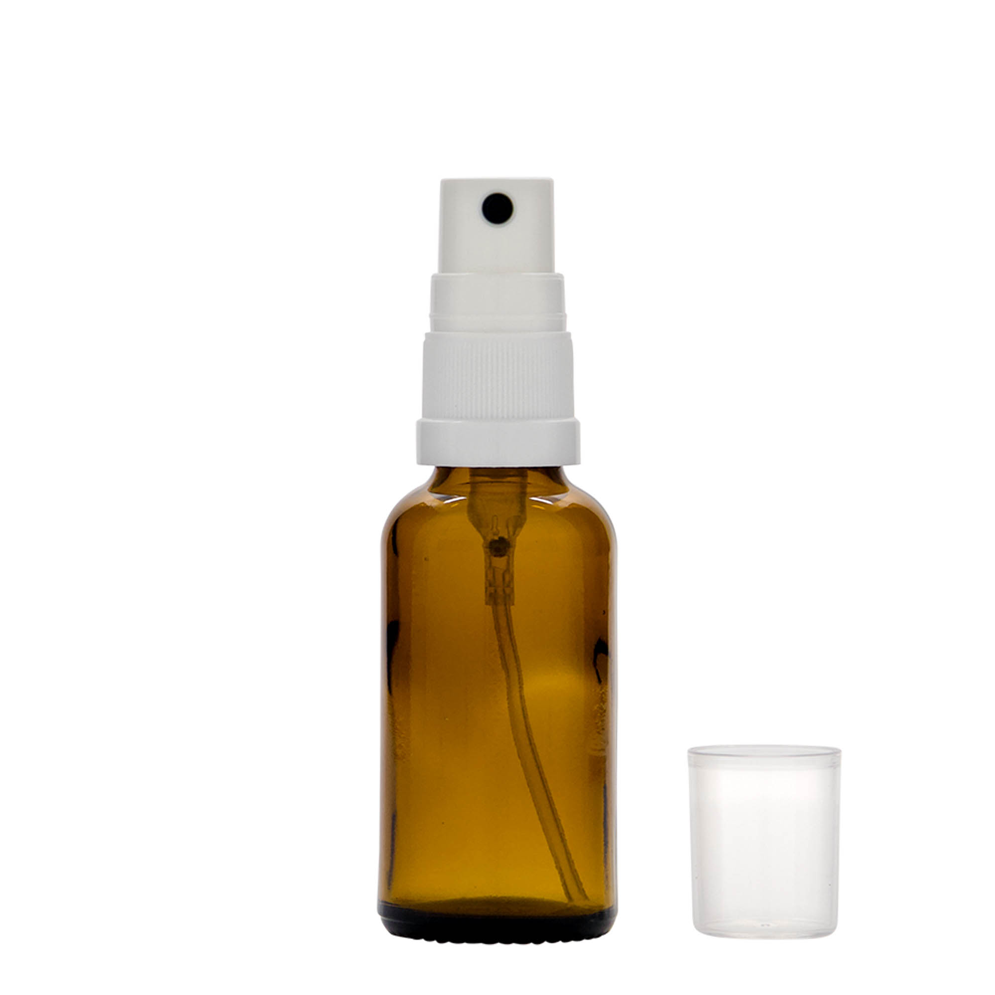 30 ml purškiama medicininė buteliuko, stiklas, rudas, anga: DIN 18 30 ml purškiama medicininė buteliuko, stiklas, rudas, anga: DIN 18
