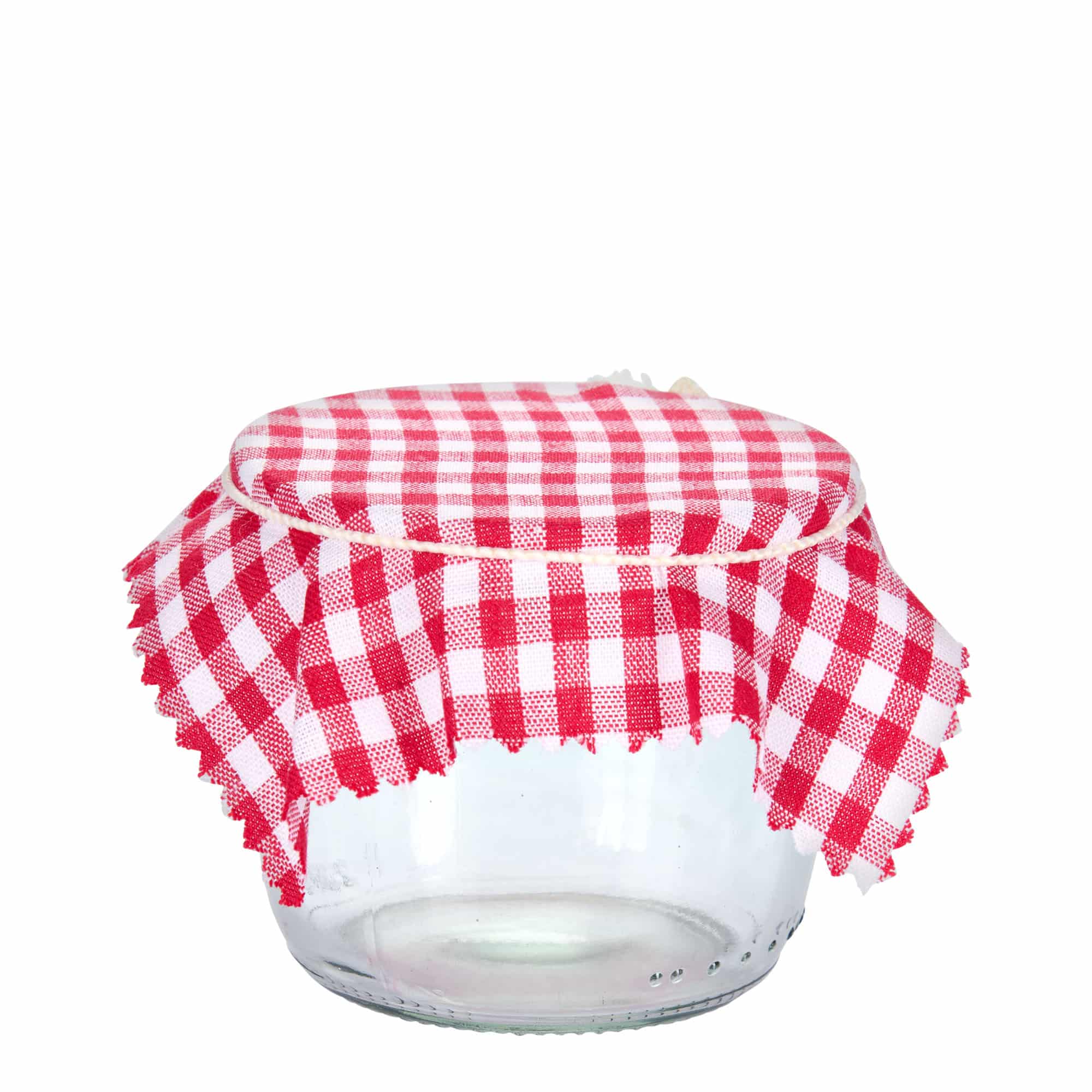 Audinio servetėlė languota 12x12, kvadratinė, tekstilė, raudona, anga: TO38-TO53