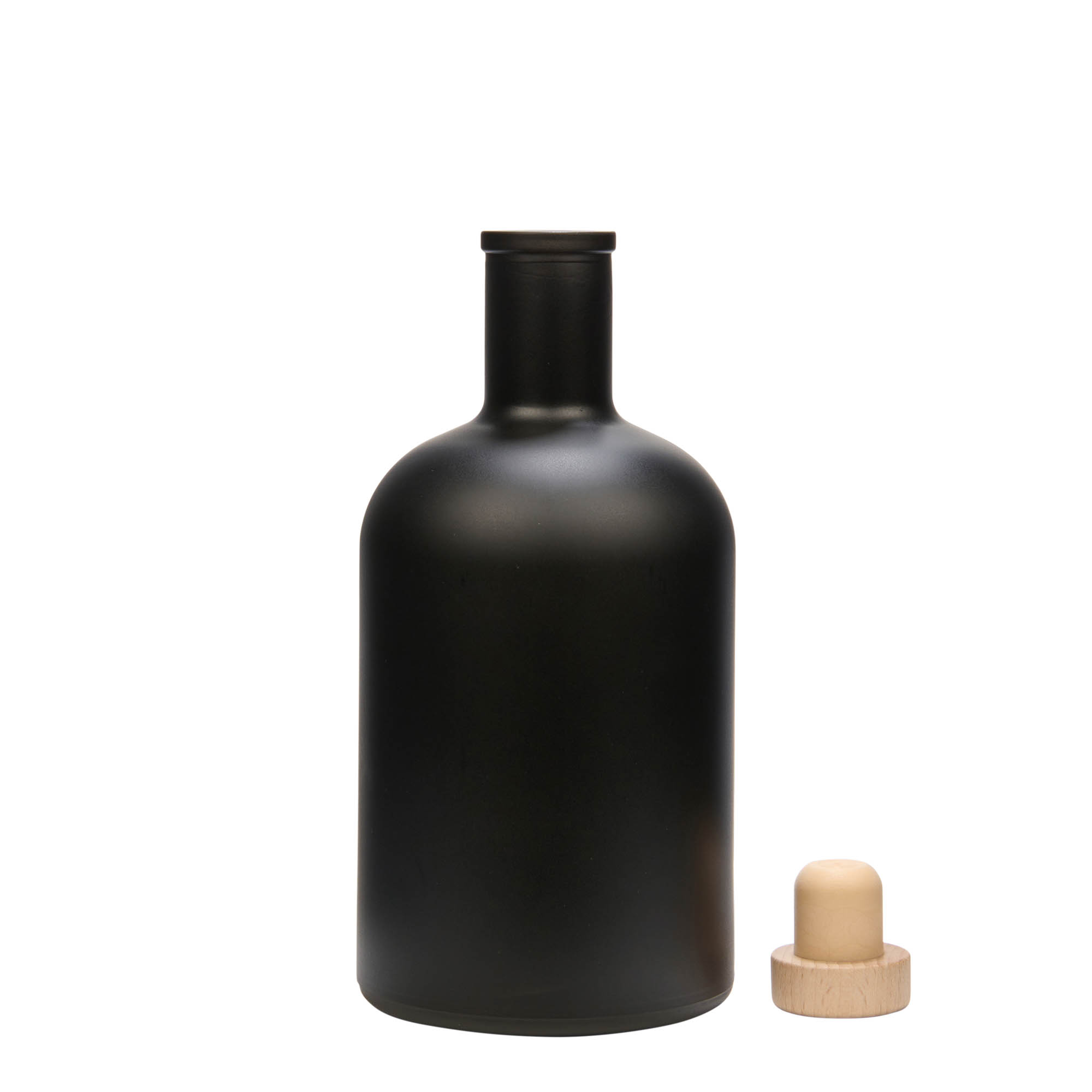 700 ml stiklinis butelis „Gerardino“, juodas, kaklelis: kamštis 700 ml stiklinis butelis „Gerardino“, juodas, kaklelis: kamštis