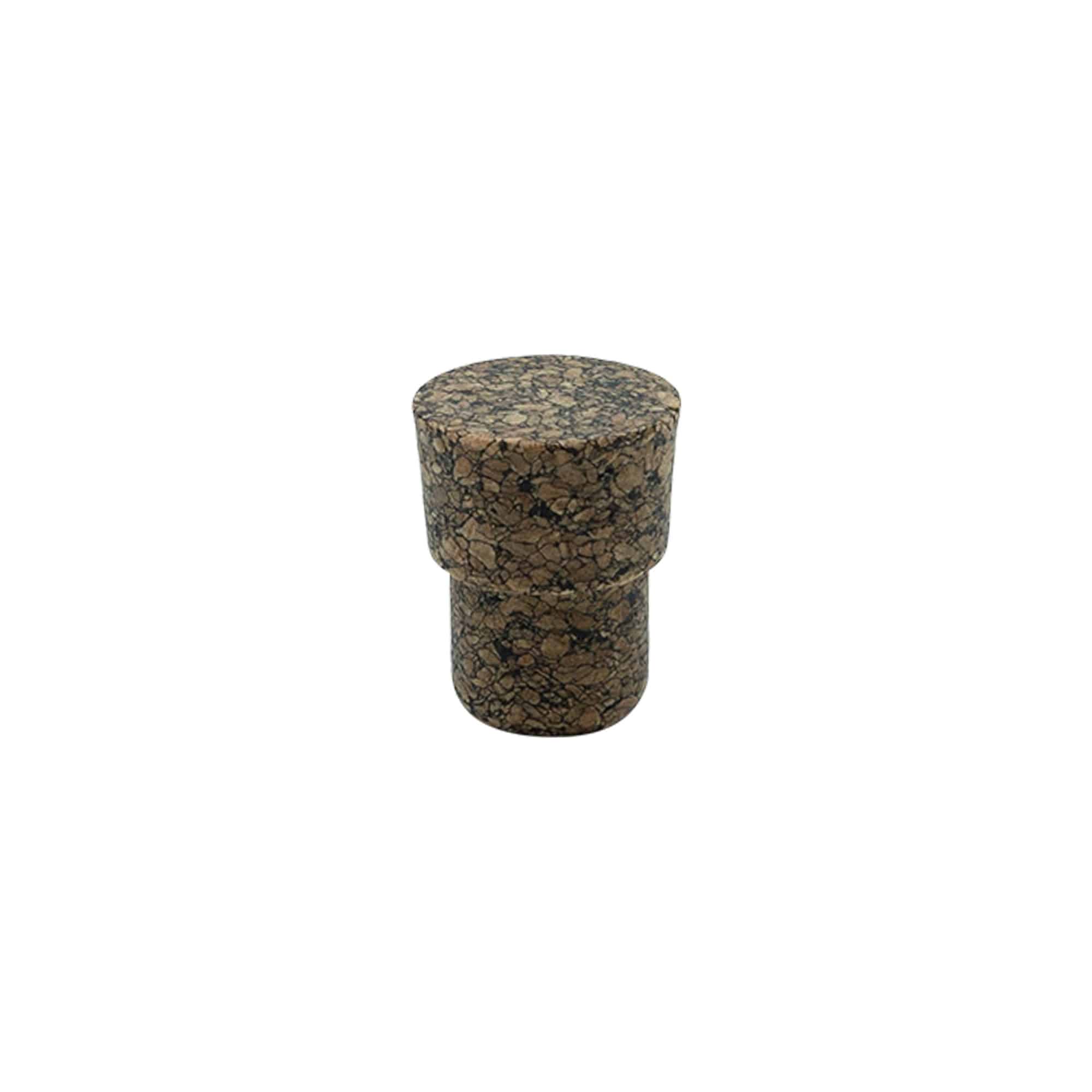 Rankenos kamštis „Cornice“ 18,2 mm, Corkcoal, kamščiui: kamštis