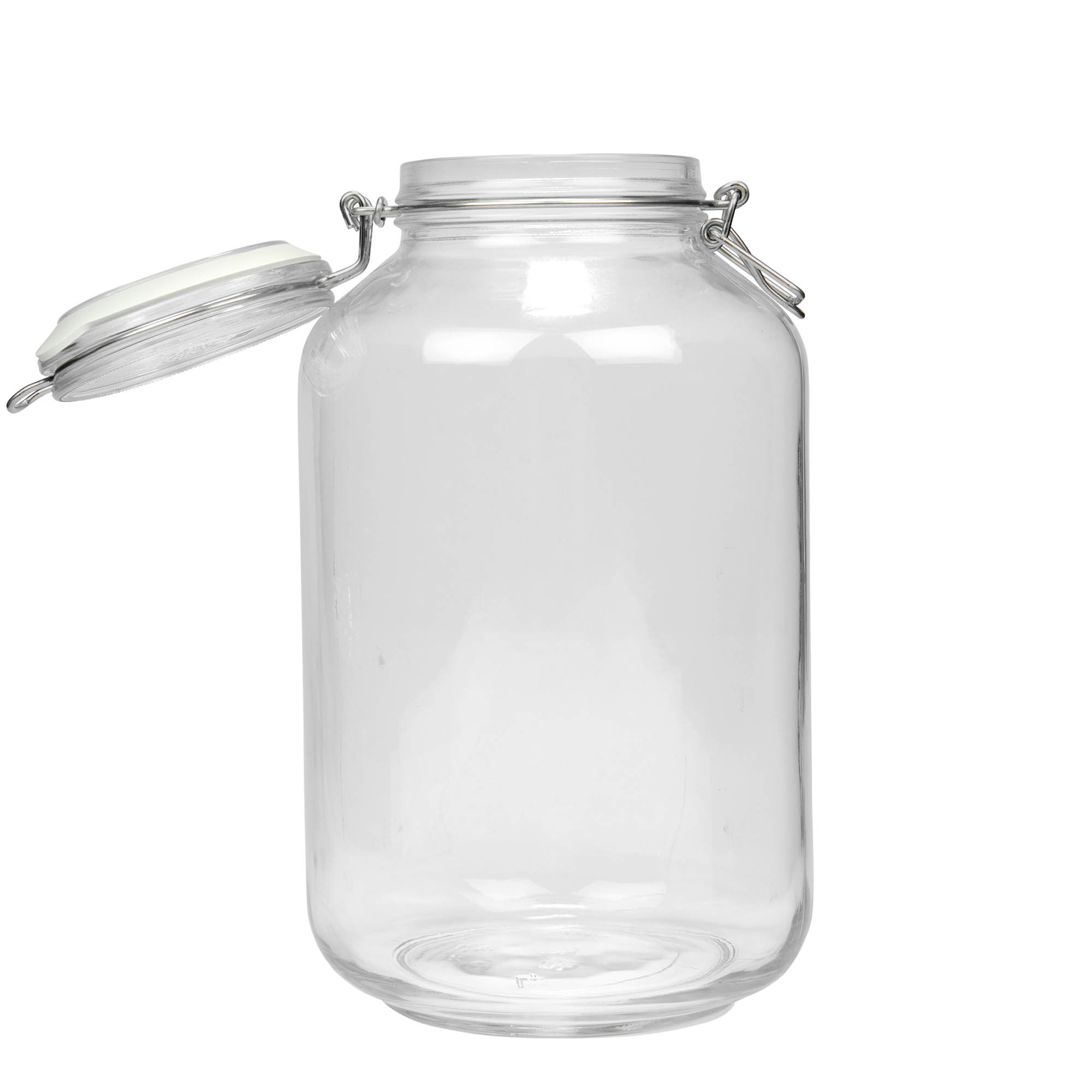 4.000 ml vielos užsegimo stiklainis „Fido“, anga: vielos užsegimas