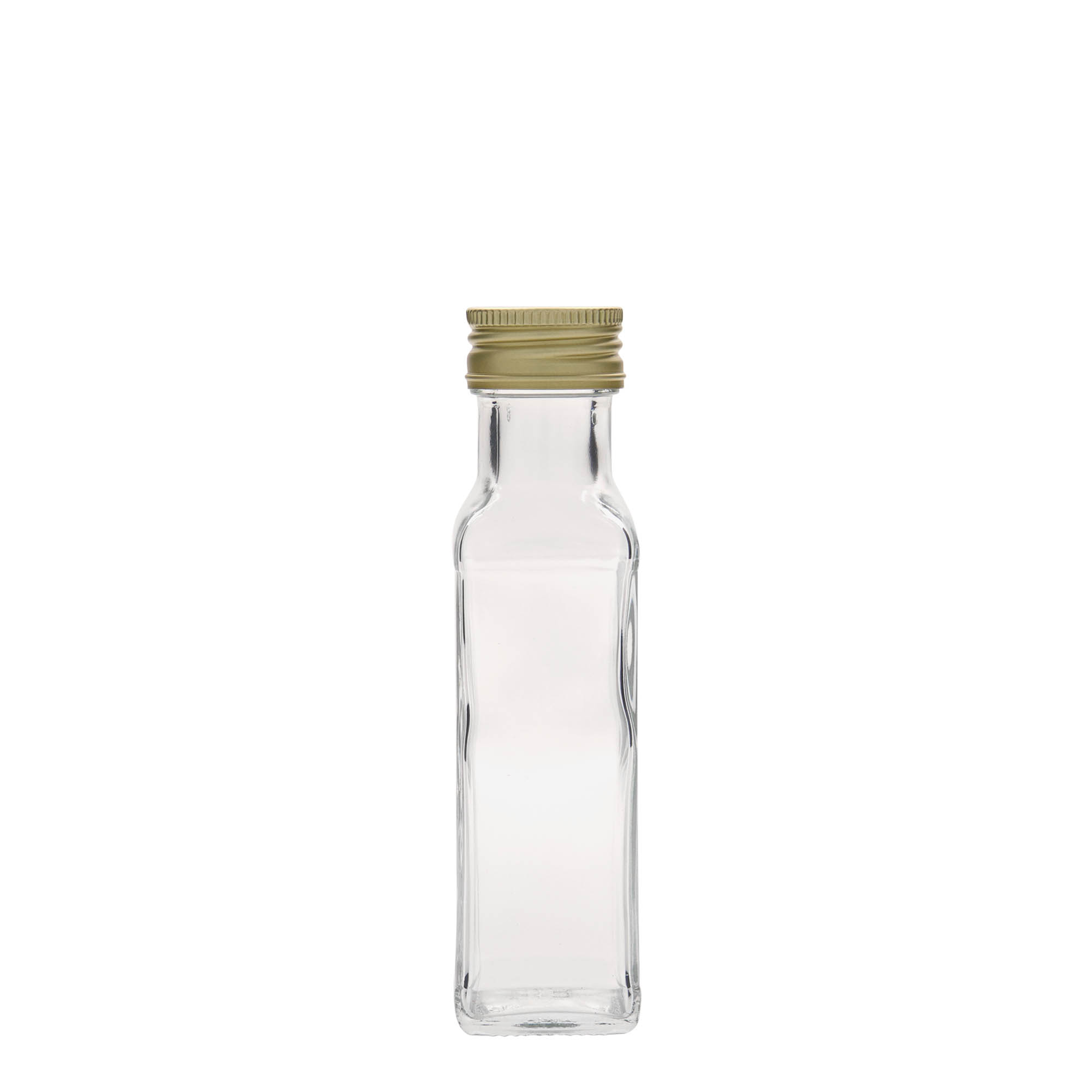 100 ml stiklinis buteliukas „Marasca“, kvadratinis, anga: PP 31,5 100 ml stiklinis buteliukas „Marasca“, kvadratinis, anga: PP 31,5