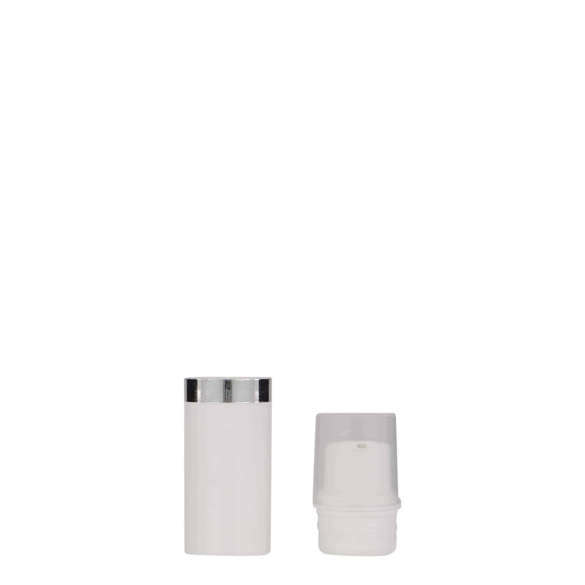 5 ml oro neturintis dozatorius „Nano“, PP plastikas, baltas 5 ml oro neturintis dozatorius „Nano“, PP plastikas, baltas