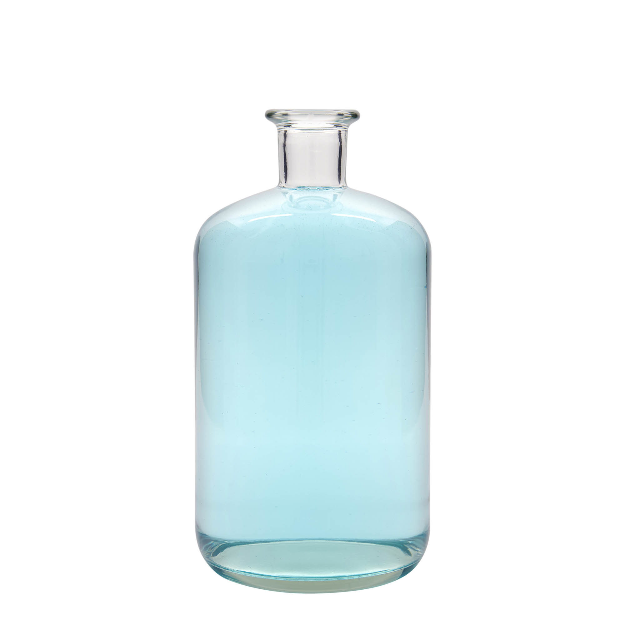 1.500 ml stiklinis butelis vaistininkui, anga: kamštis