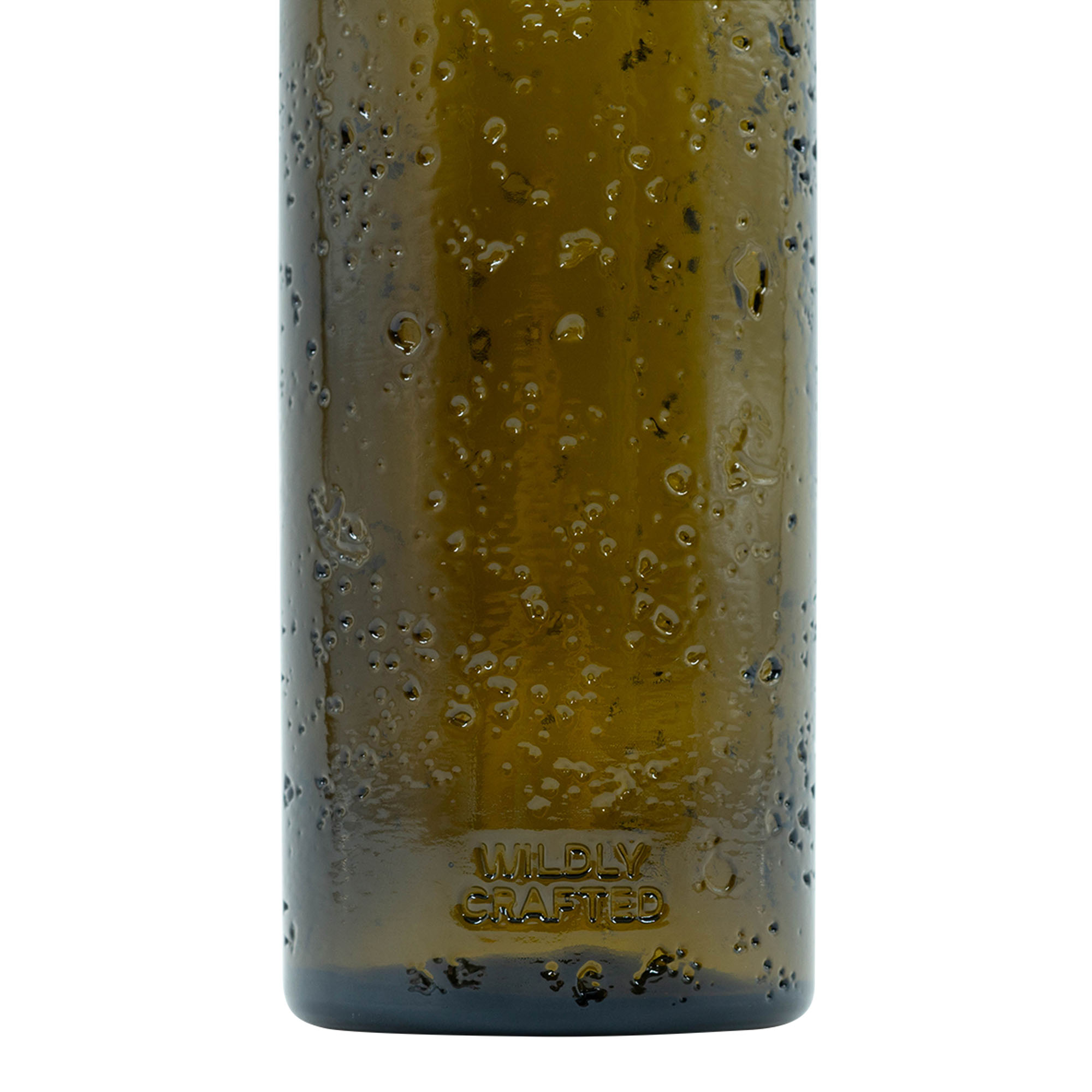 500 ml laukinės gamybos stiklinis butelis „Bobber Jr“, rudas, anga: kamštis