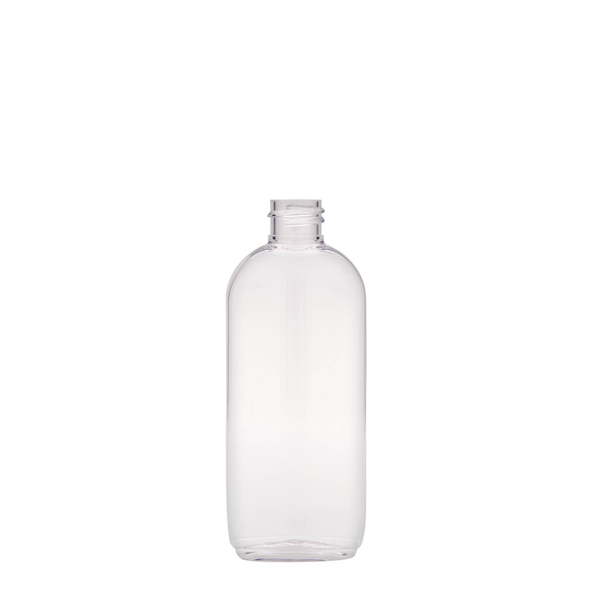 100 ml PET buteliukas „Iris“, ovalus, plastikas, kaklelis: 20/410