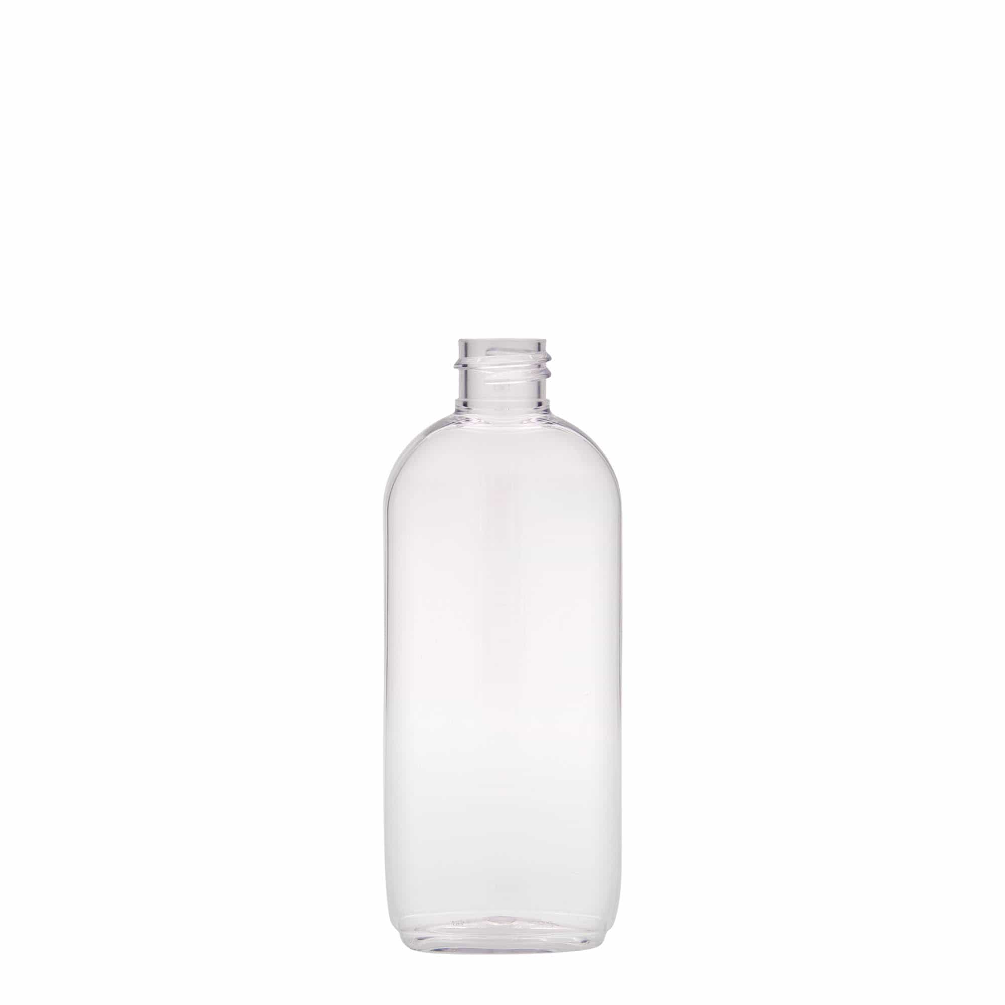 100 ml PET buteliukas „Iris“, ovalus, plastikas, kaklelis: 20/410