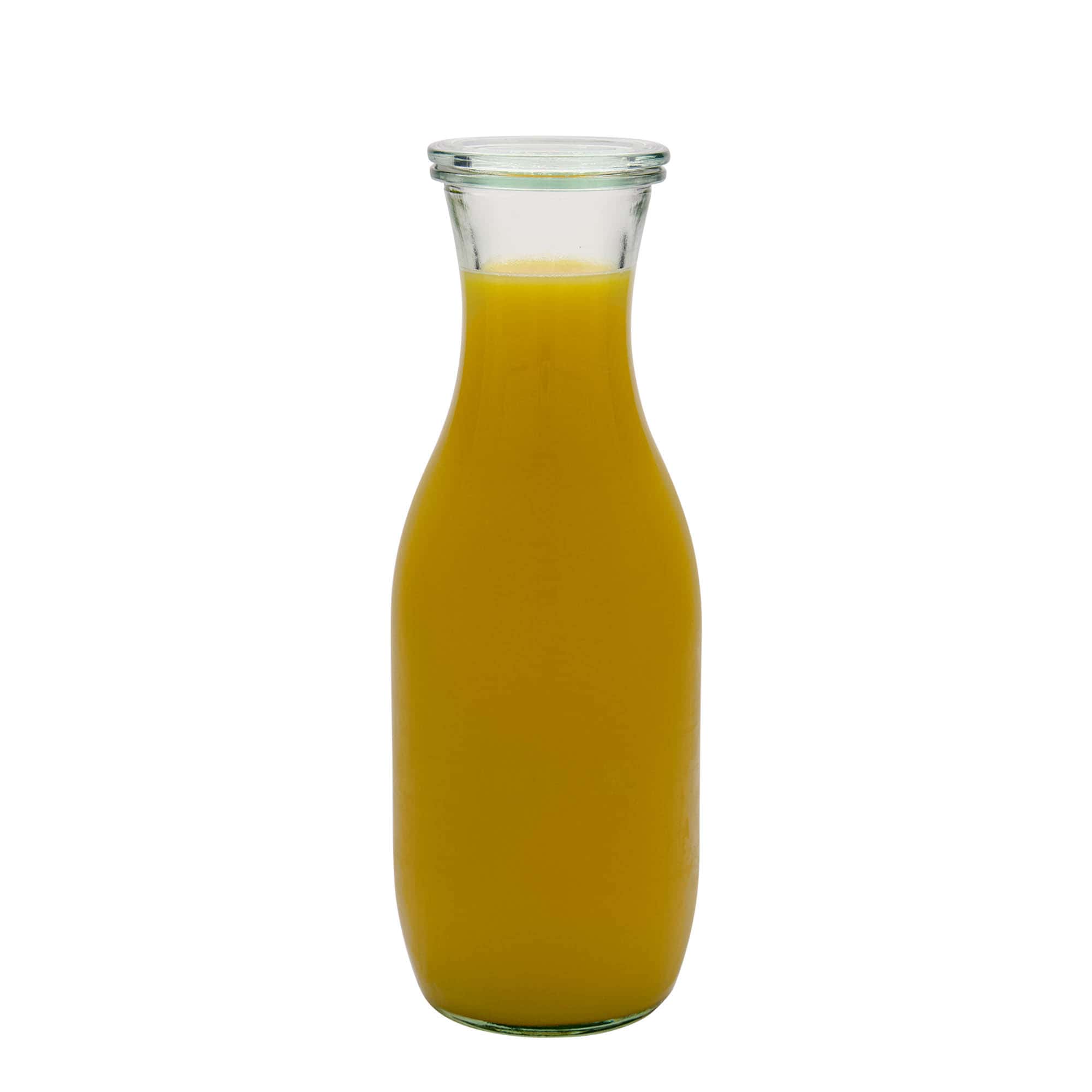 1.000 ml WECK-sulčių butelis #, anga: apvalus kraštas