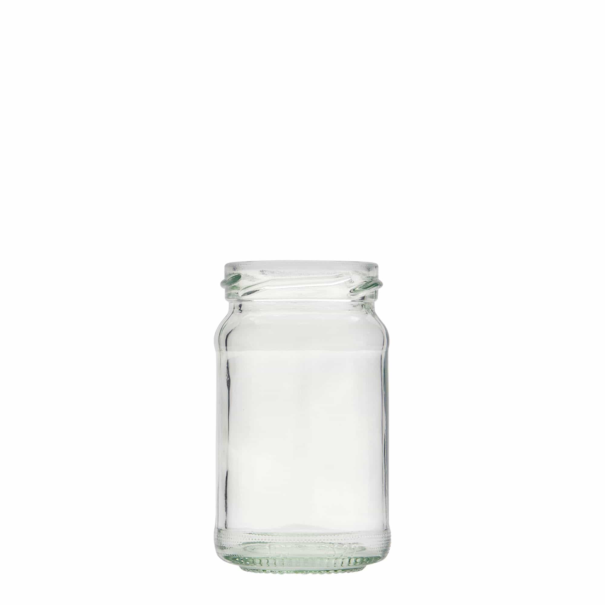 107 ml aukštas apvalus stiklas, anga: Twist-Off (TO 48)