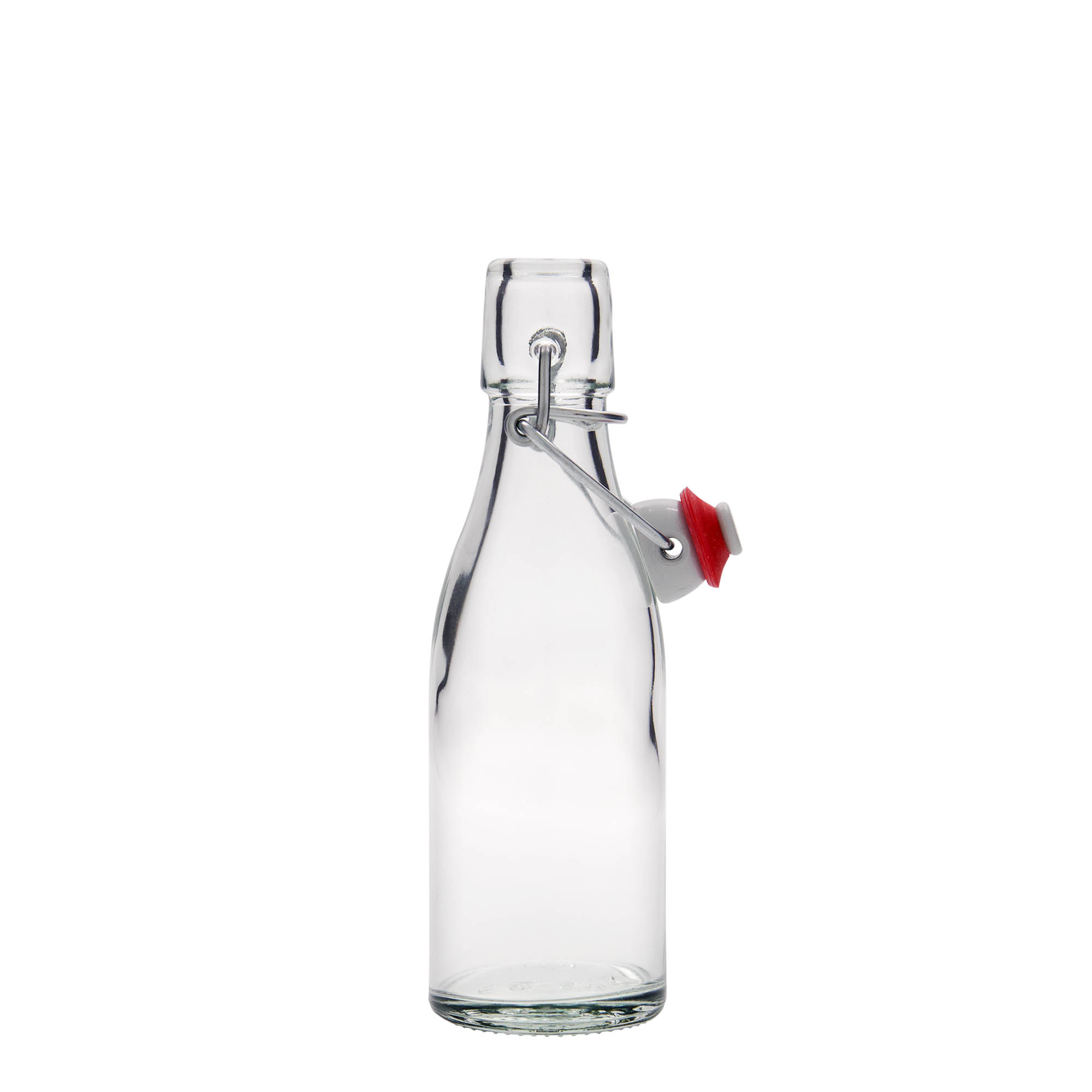 200 ml stiklinis butelis „Paul“, anga: užsegamas užraktas