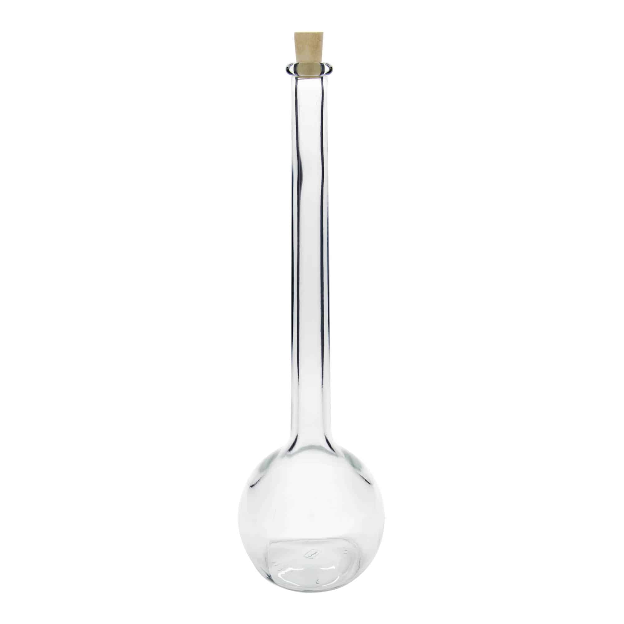 1.500 ml stiklinis butelis „Tulipano“, anga: kamštis