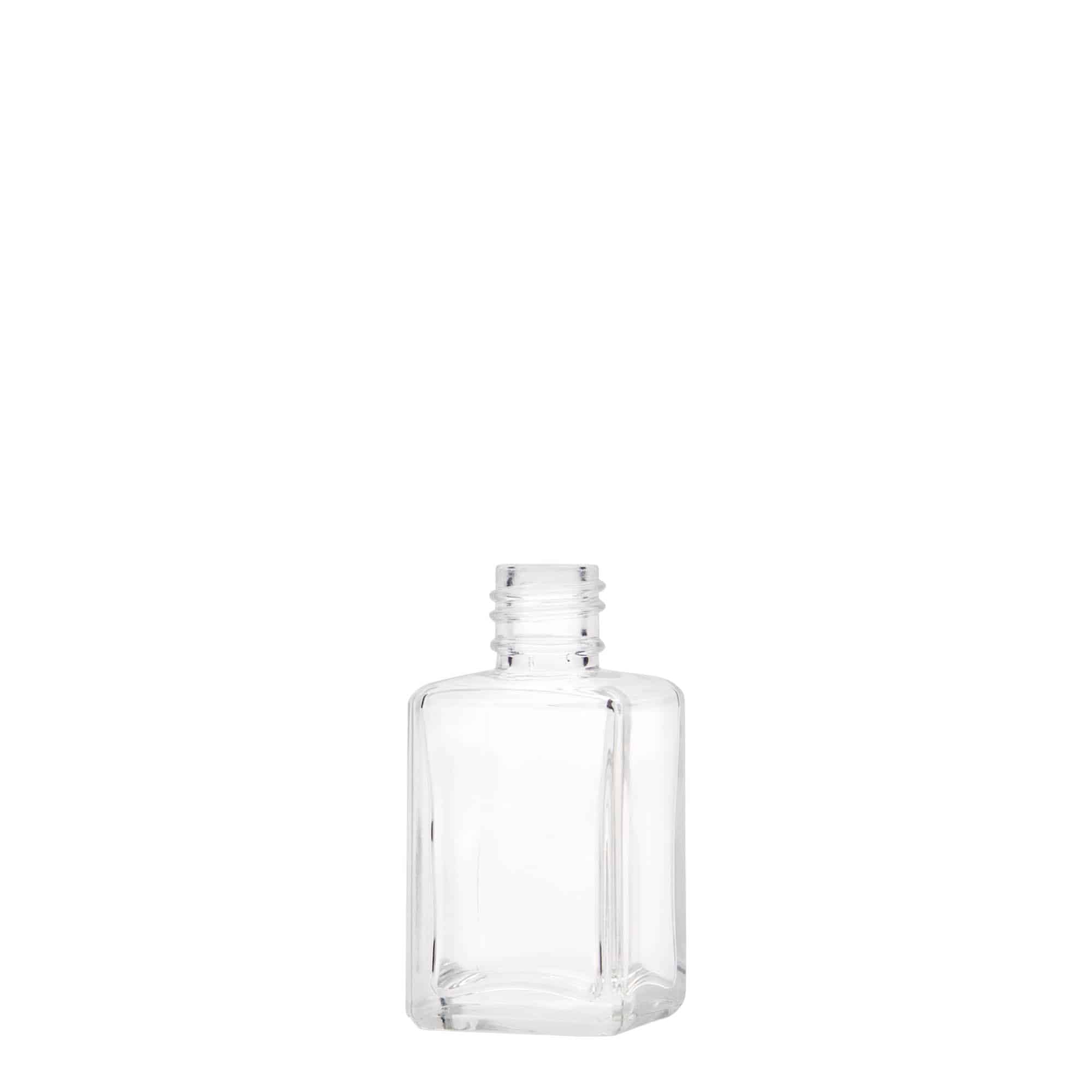 30 ml stiklinis buteliukas „Tamme“, kvadratinis, anga: PP 18