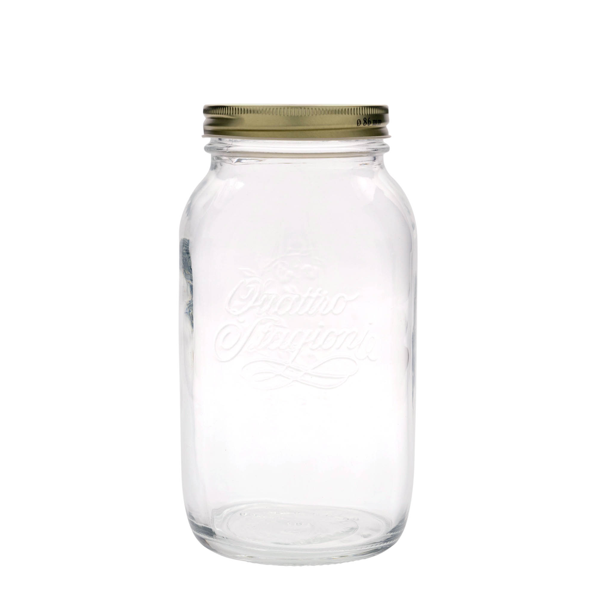 1.500 ml stiklainis „Quattro Stagioni“, anga: sraigtinis uždarymas 1.500 ml stiklainis „Quattro Stagioni“, anga: sraigtinis uždarymas