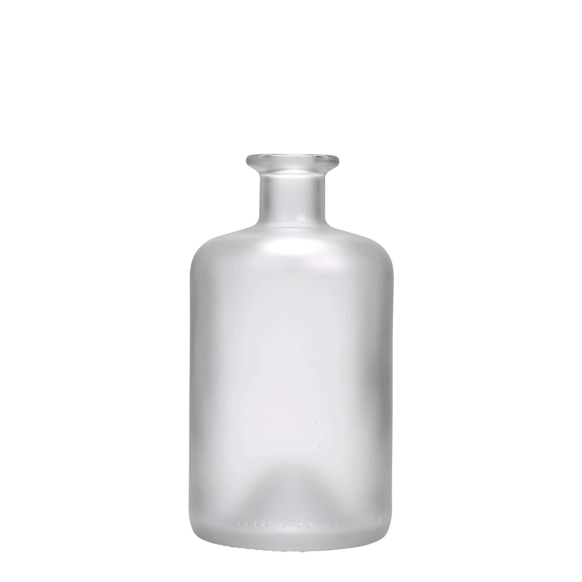 500 ml vaistininko stiklinis butelis, šaldytas, kamštis
