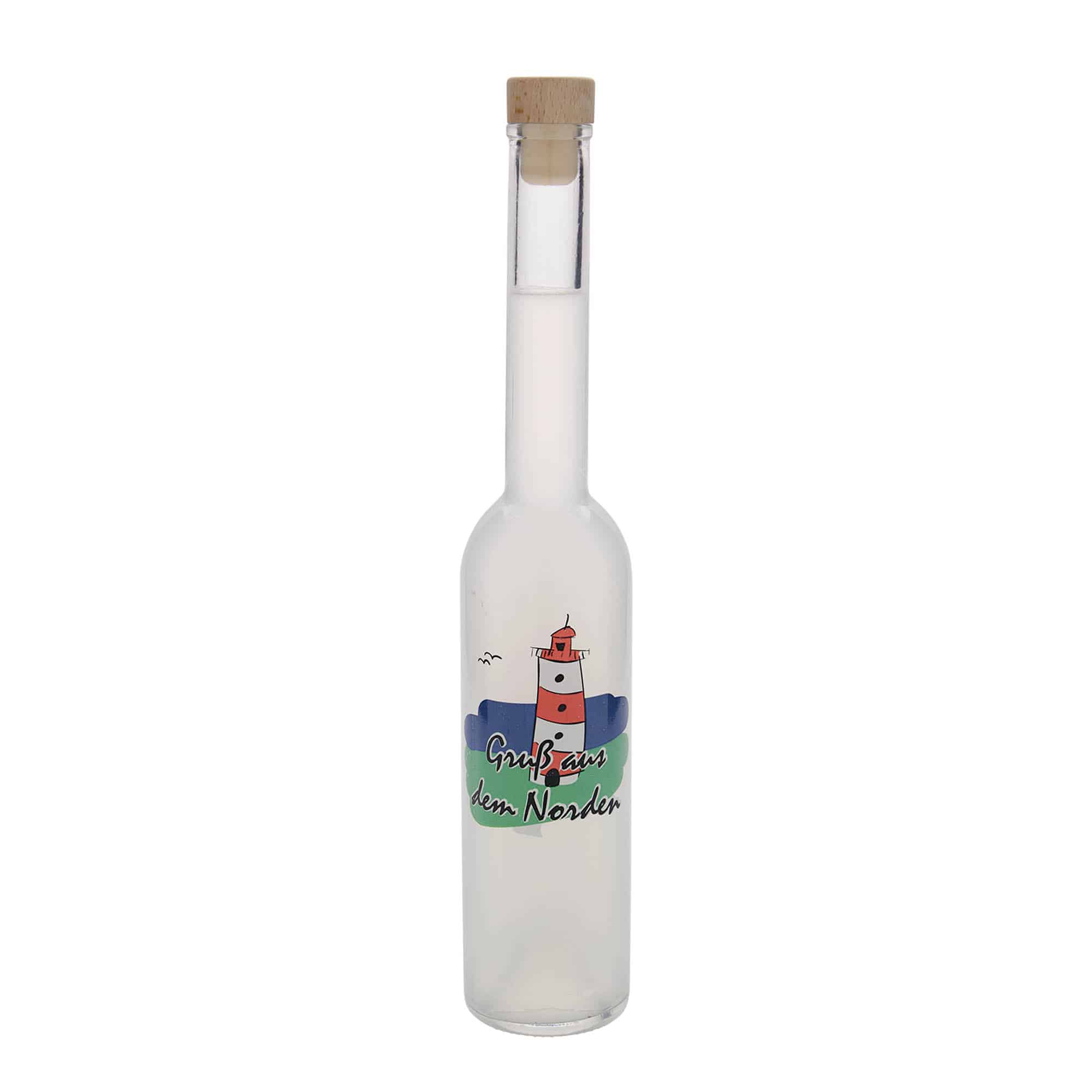 350 ml stiklinis butelis „Opera“, motyvas: Šiaurė, kamštis: kamštis