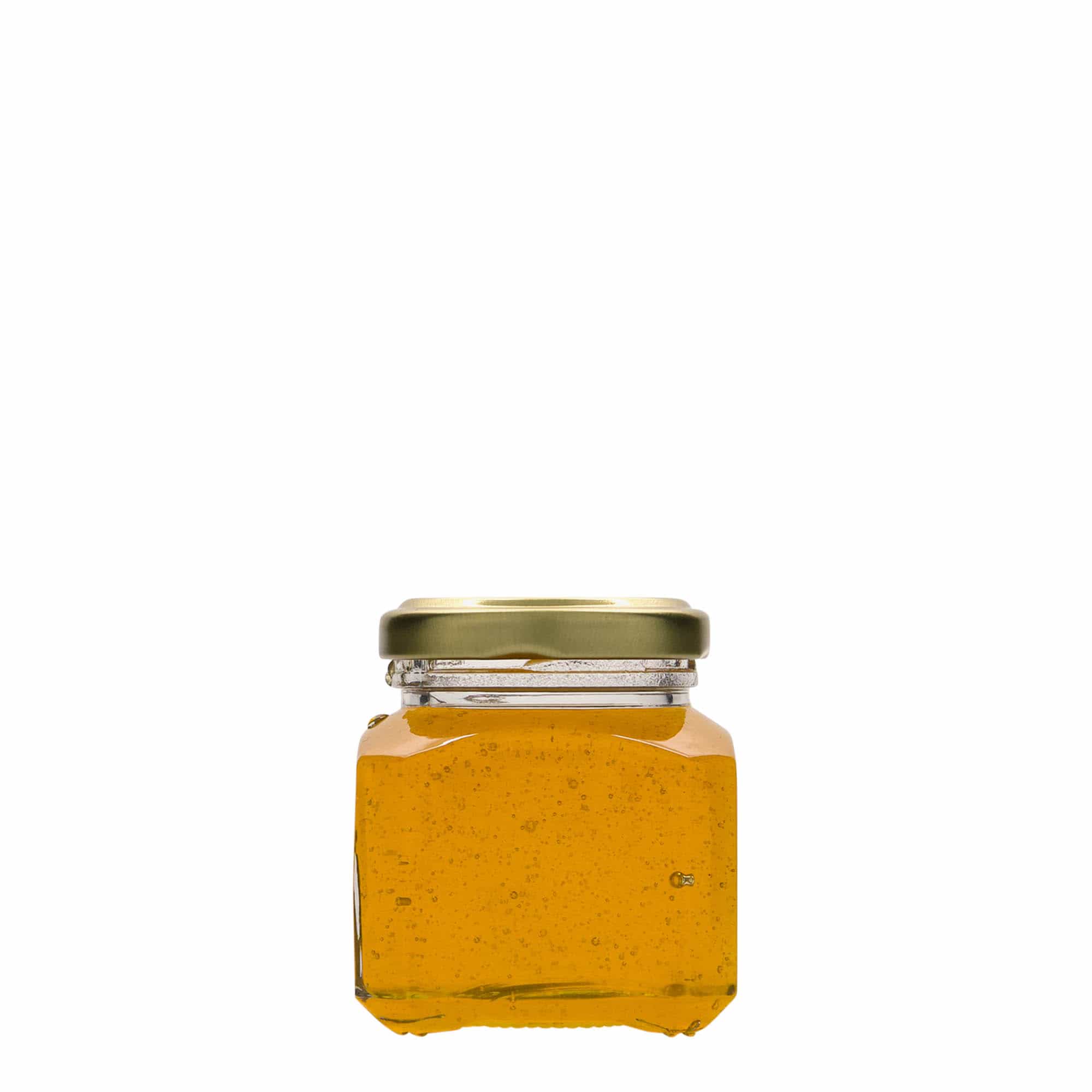 106 ml keturkampis stiklainis „Milanas“, anga: sukamas dangtelis (TO 48)