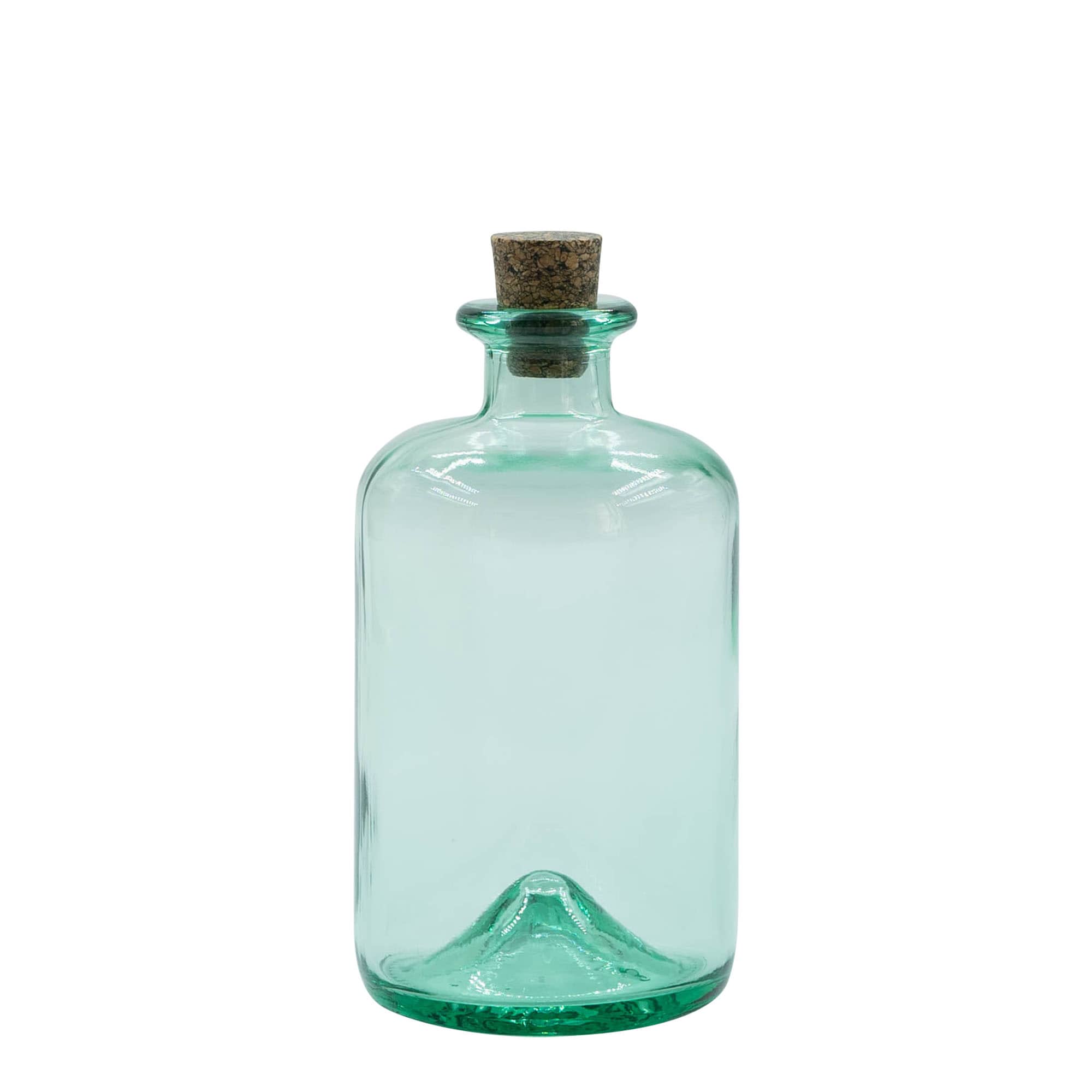 500 ml stiklinis butelis „Pharma“, kamštis: kamštis