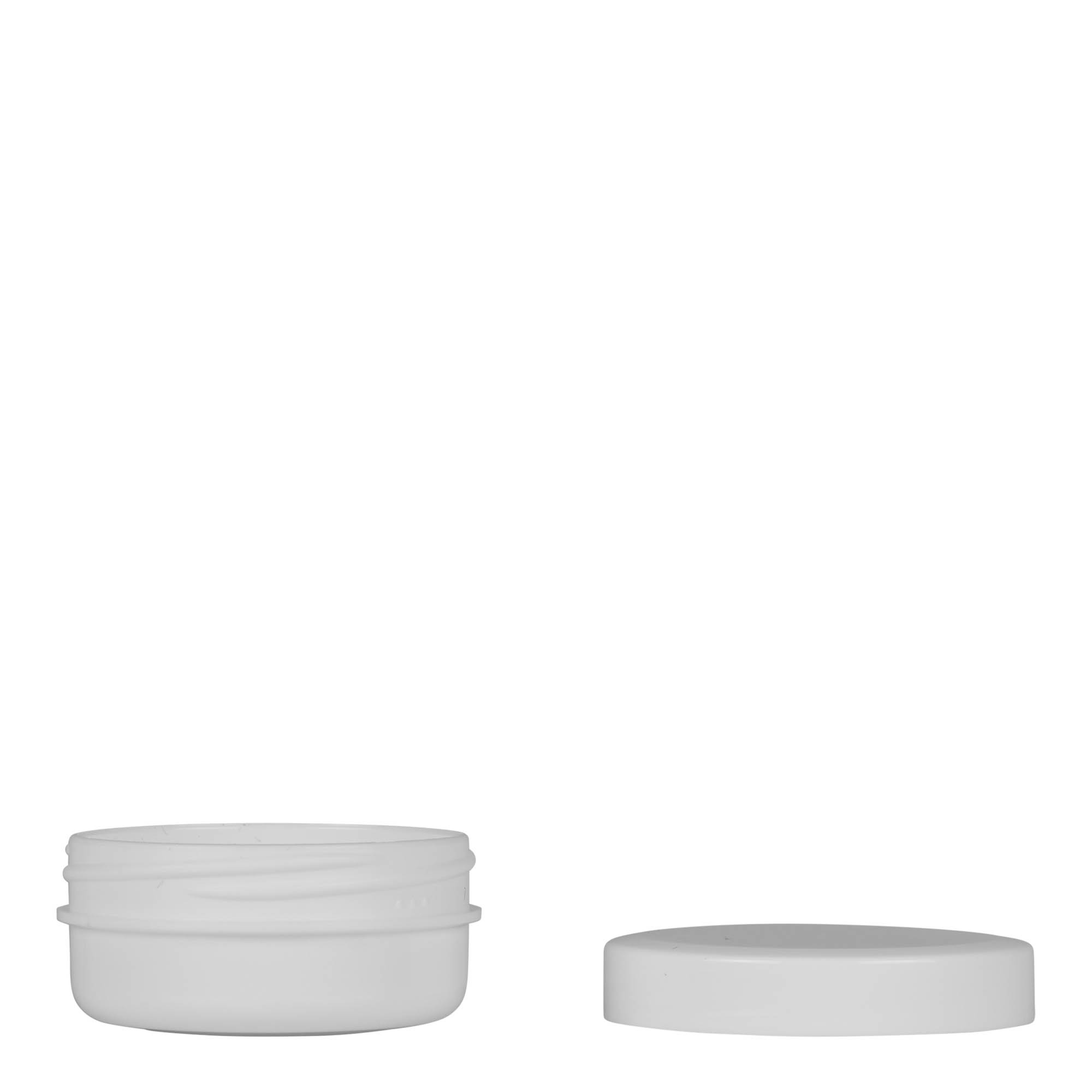 12 ml plastikinis indelis „White Line“, PP, baltas, anga: sraigtinis uždarymas