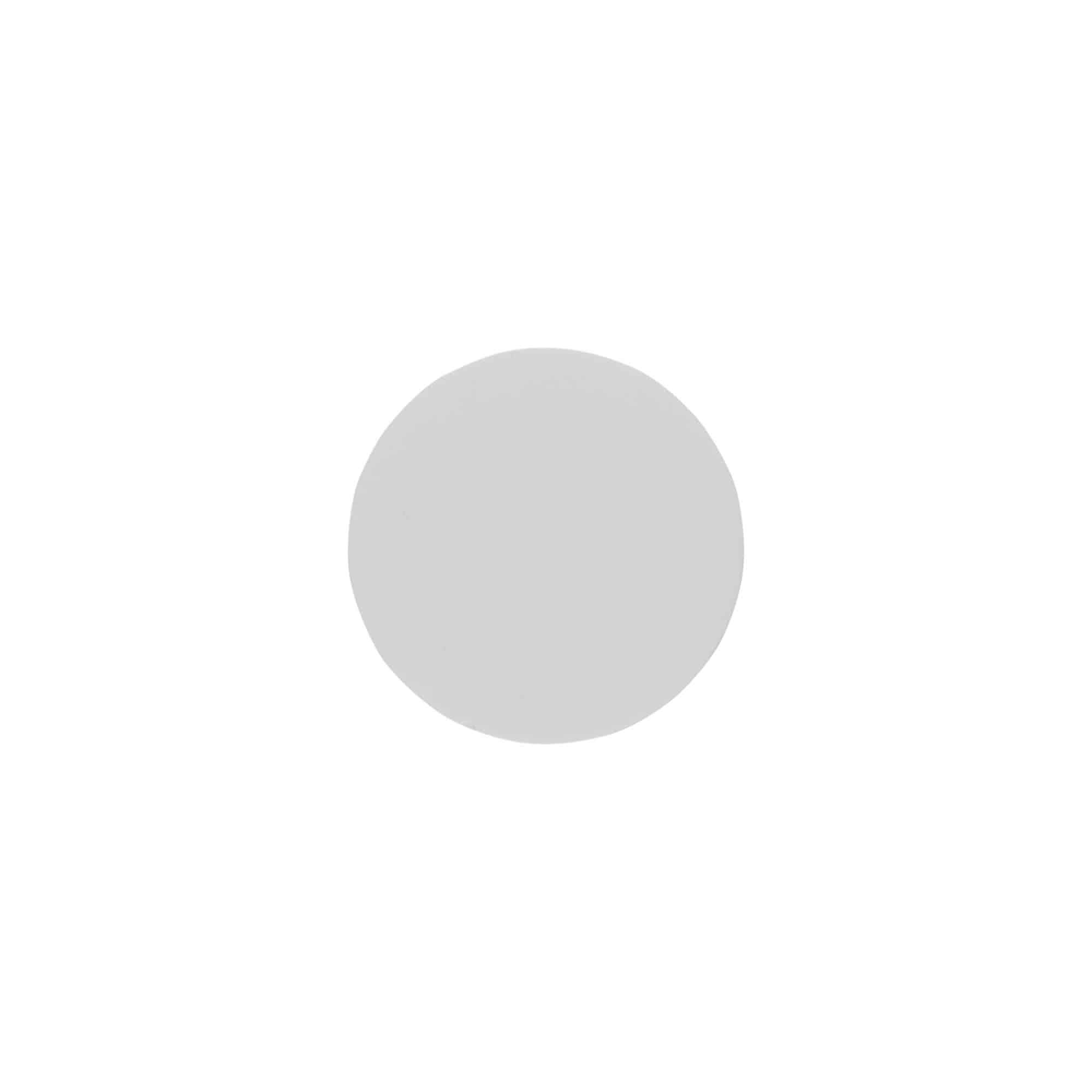 Uždengimo diskas 100 ml „Bianca“, PP plastikas, baltas