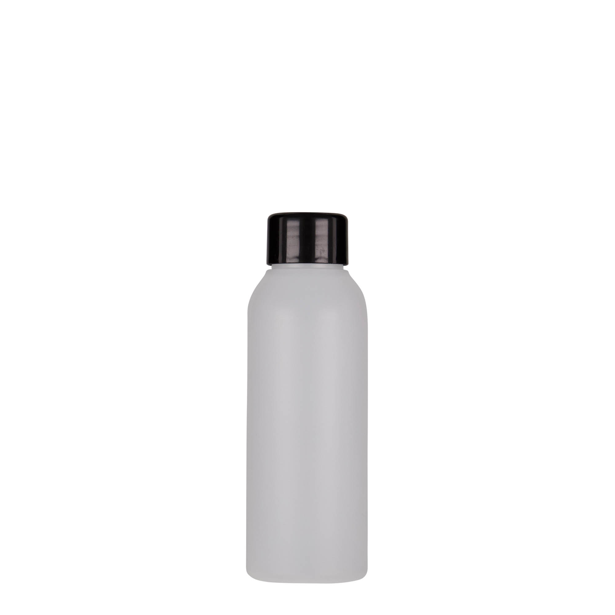 100 ml plastikinis buteliukas „Tuffy“, HDPE, natūralus, kaklelis: 24/410