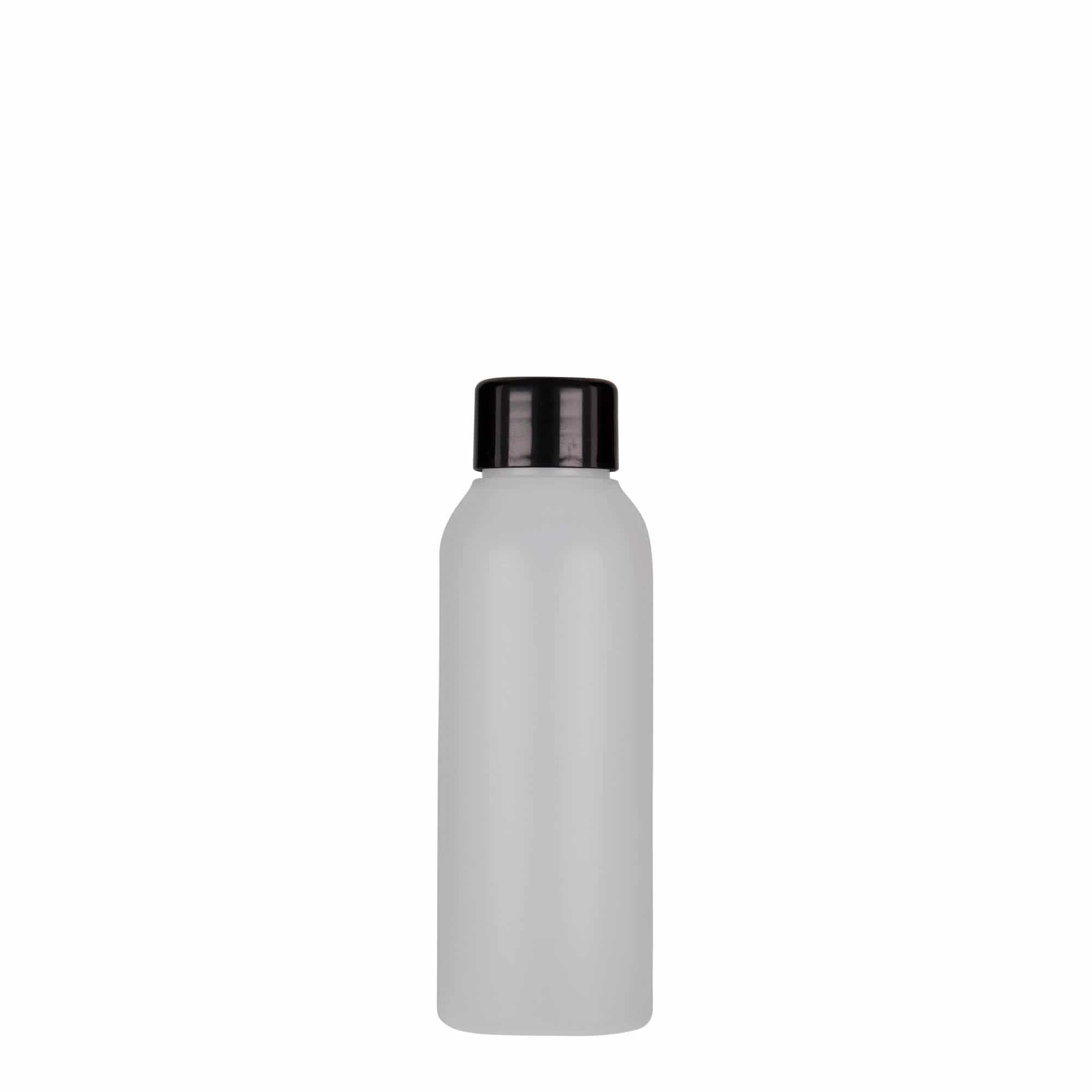 100 ml plastikinis buteliukas „Tuffy“, HDPE, natūralus, kaklelis: 24/410