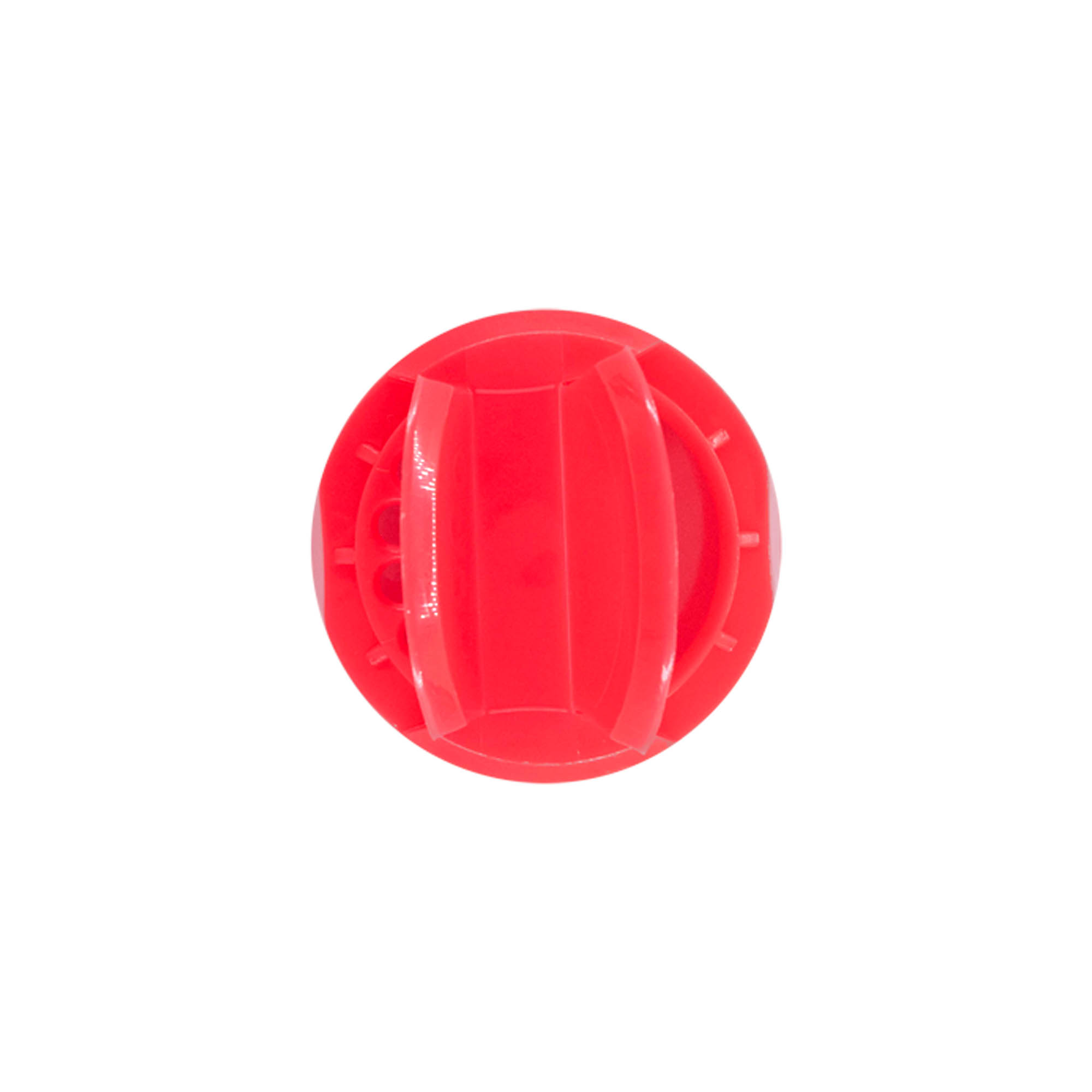 Prieskonių indelio dangtelis su barstytuvu, PP plastikas, raudonas, skersmuo: 38/400 Prieskonių indelio dangtelis su barstytuvu, PP plastikas, raudonas, skersmuo: 38/400