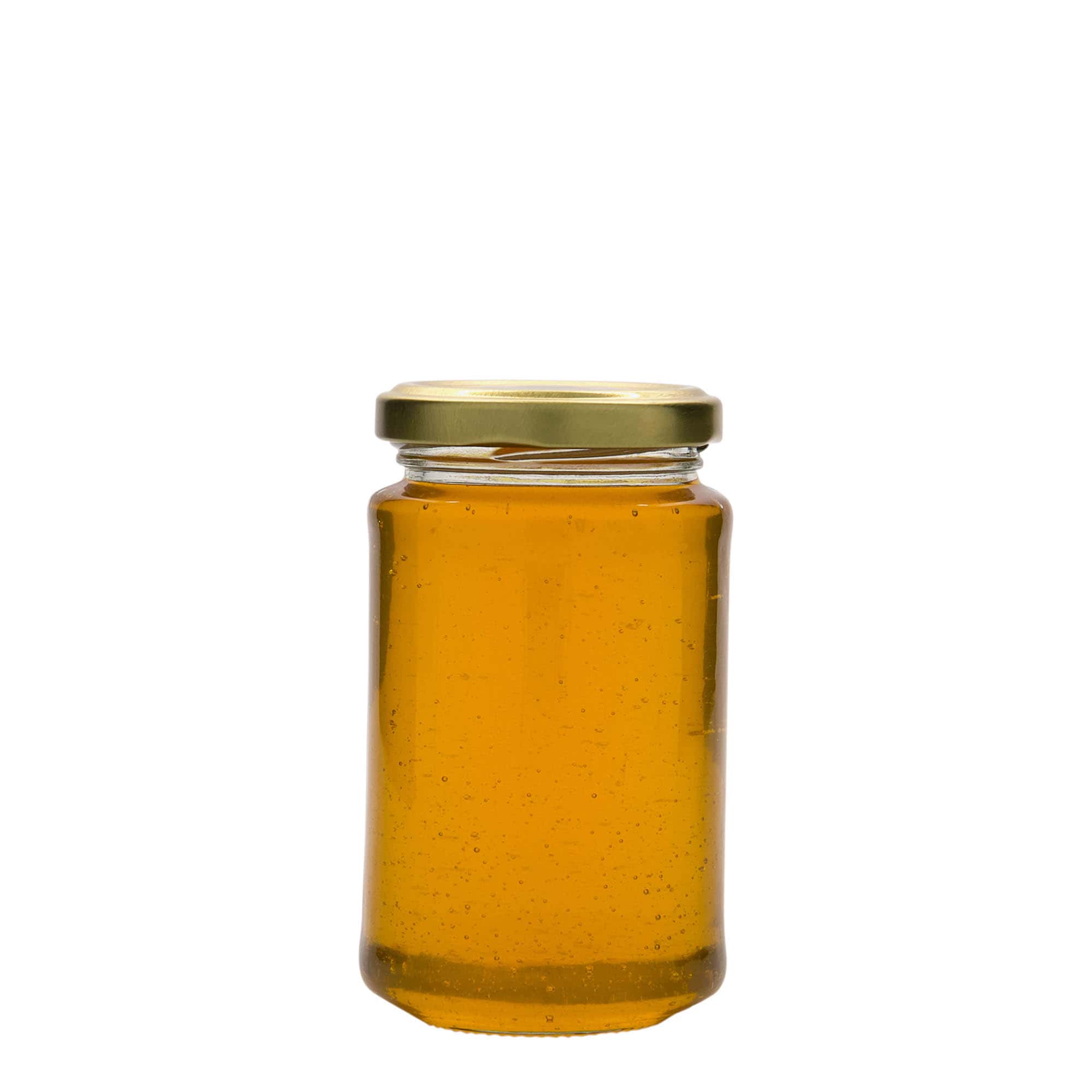 250 ml aukštas apvalus stiklas, burna: Twist-Off (TO 58)