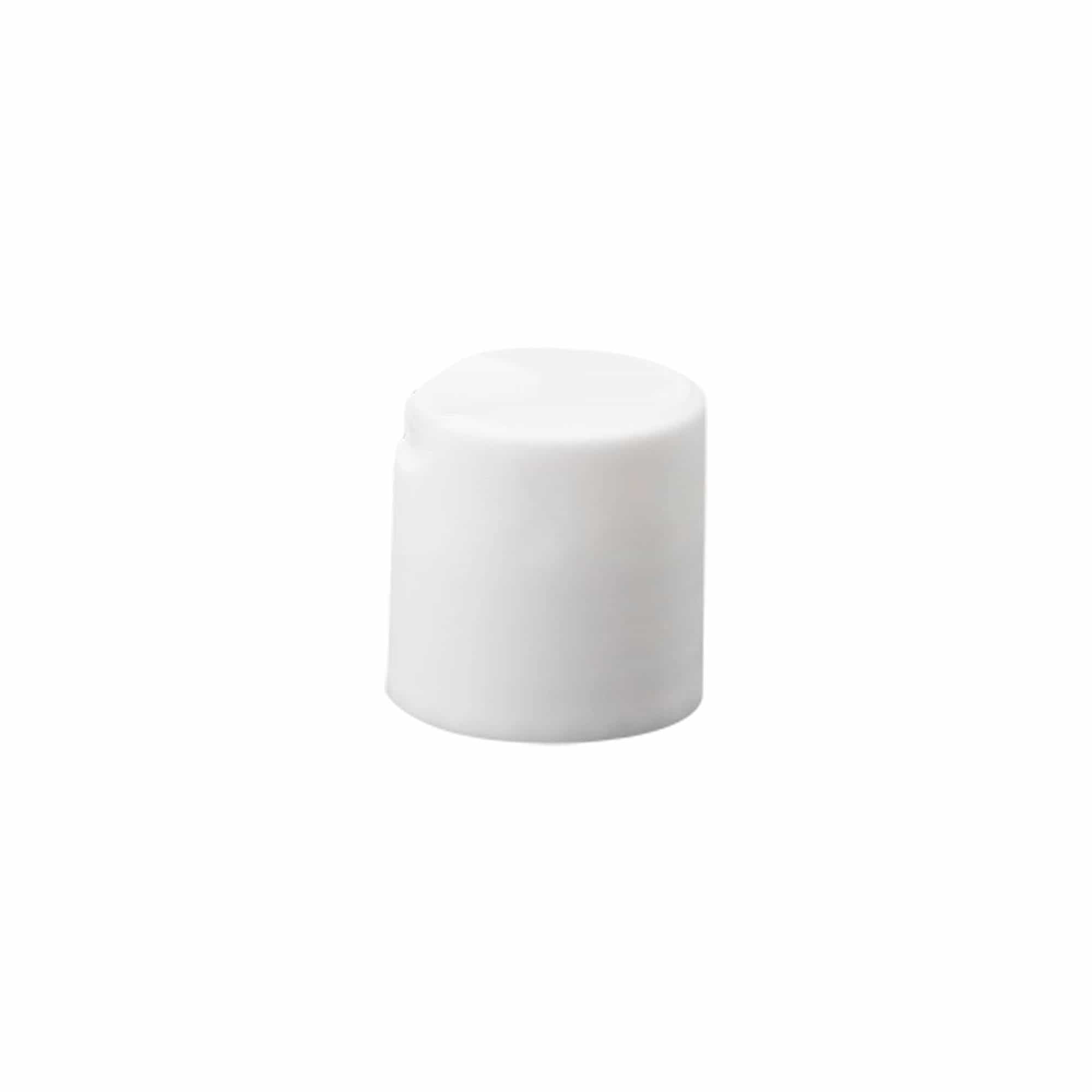 Varžtinis uždarymas Disc Top, PP plastikas, baltas, skersmuo: 24/410