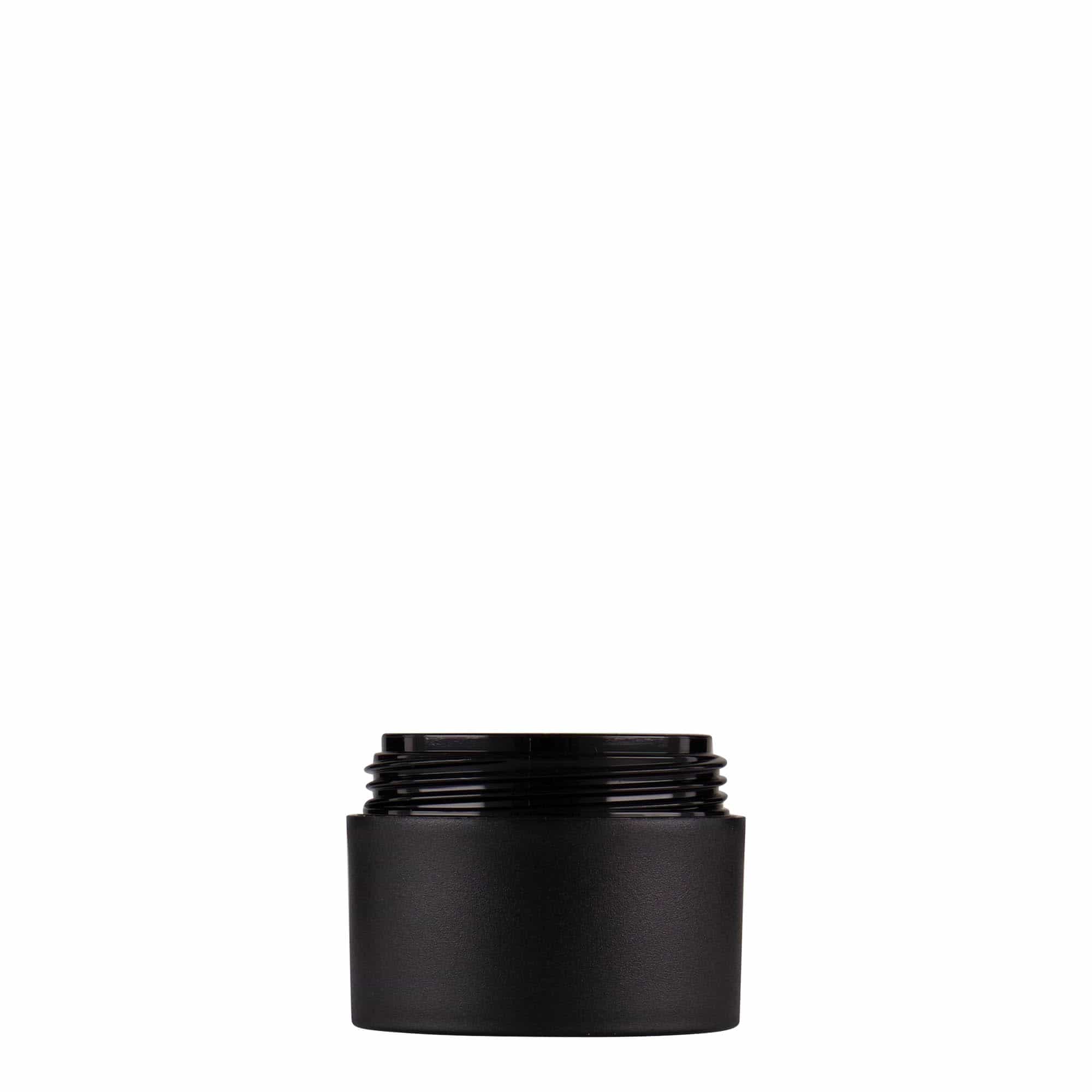 15 ml plastikinis indelis „Antonella“, PP, juodas, anga: sraigtinis uždarymas