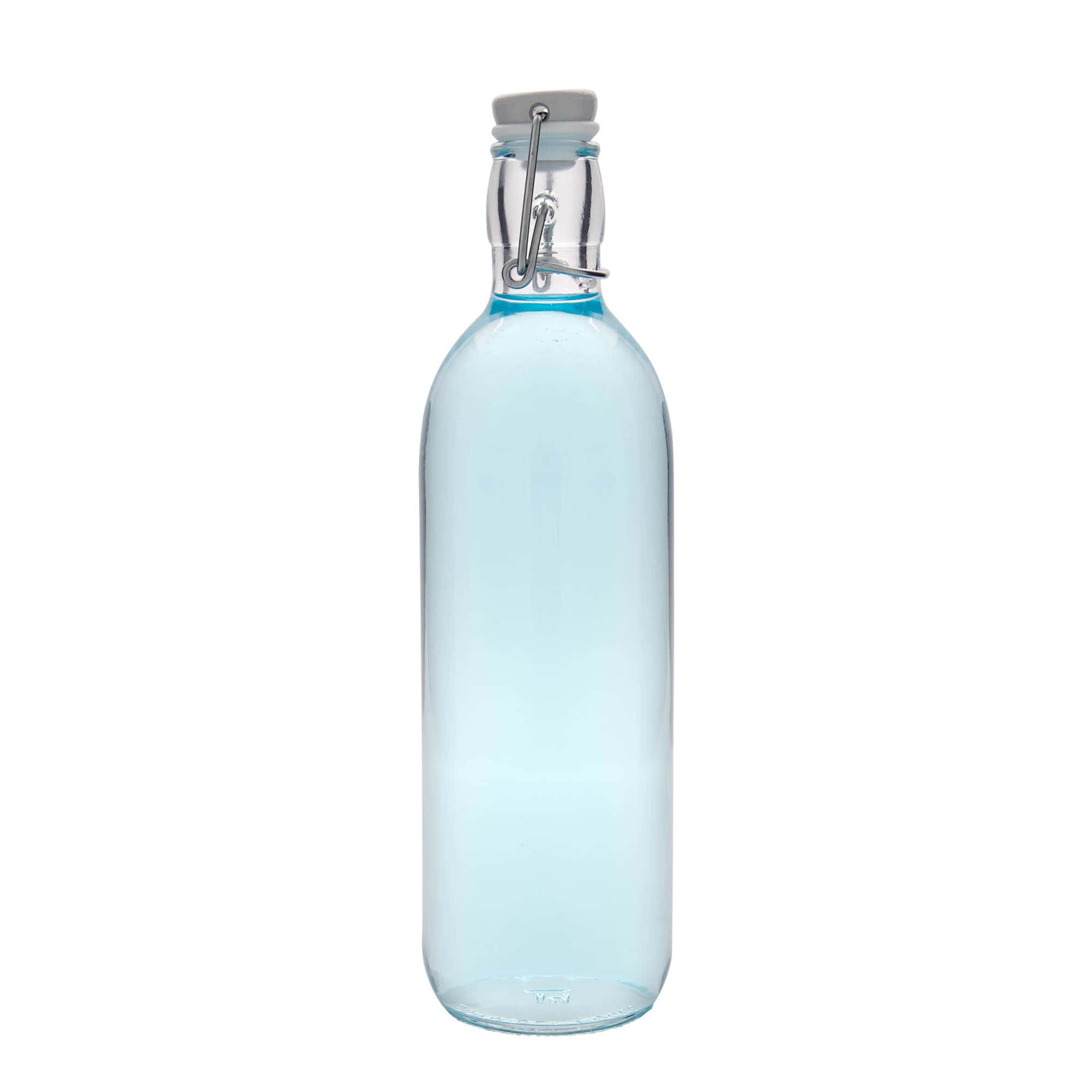 1.000 ml stiklinis butelis „Emilia“, anga: užsegamas užraktas