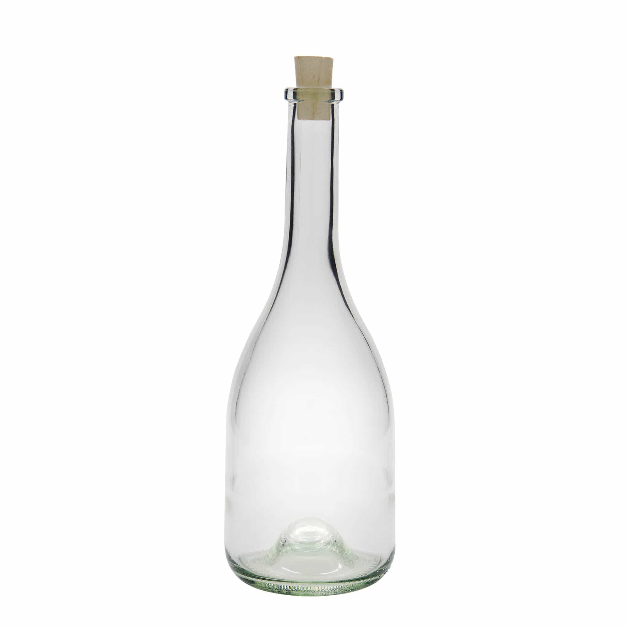 750 ml stiklinis butelis „Rustica“, kamštis