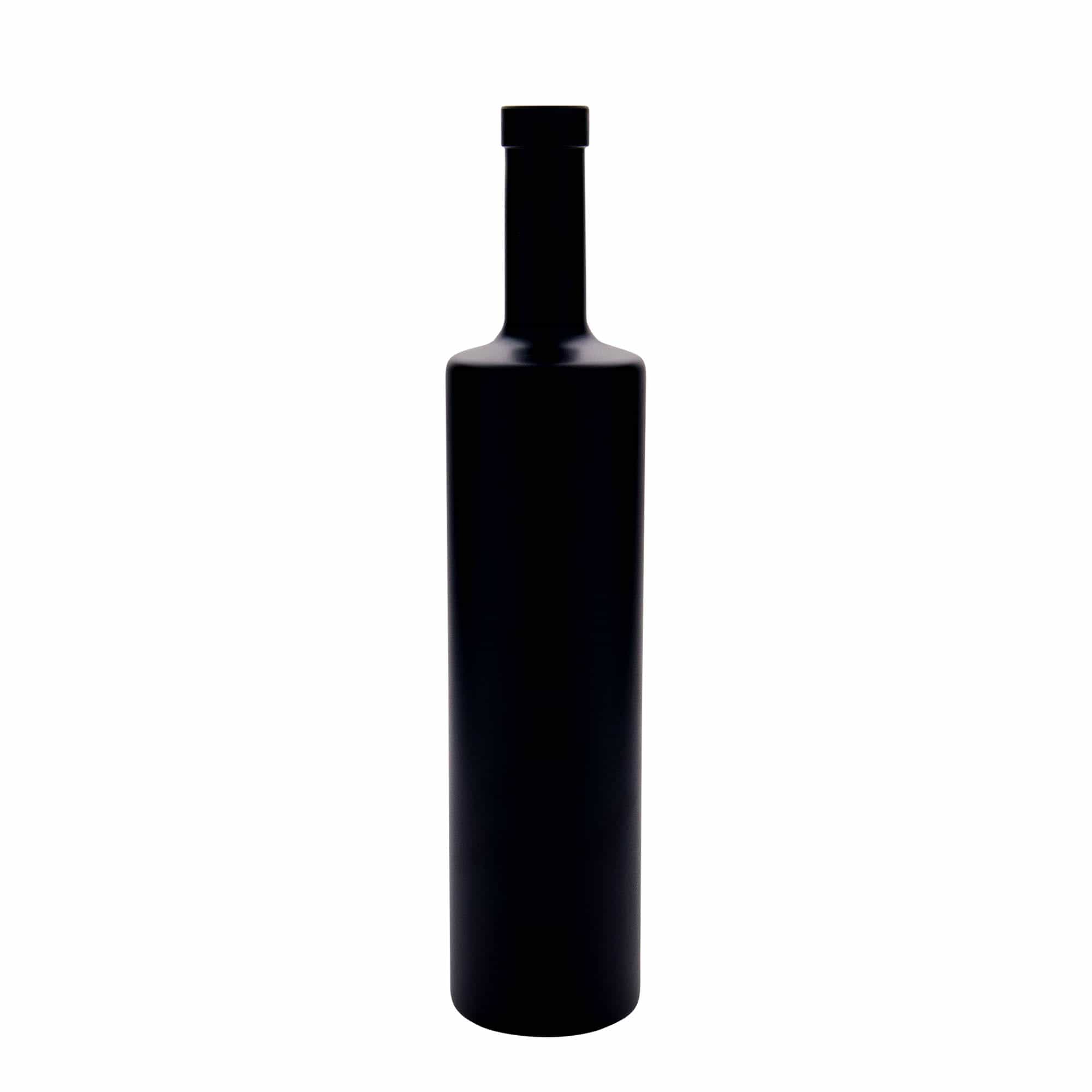 700 ml stiklinis butelis „Centurio“, juodas, anga: kamštis 700 ml stiklinis butelis „Centurio“, juodas, anga: kamštis