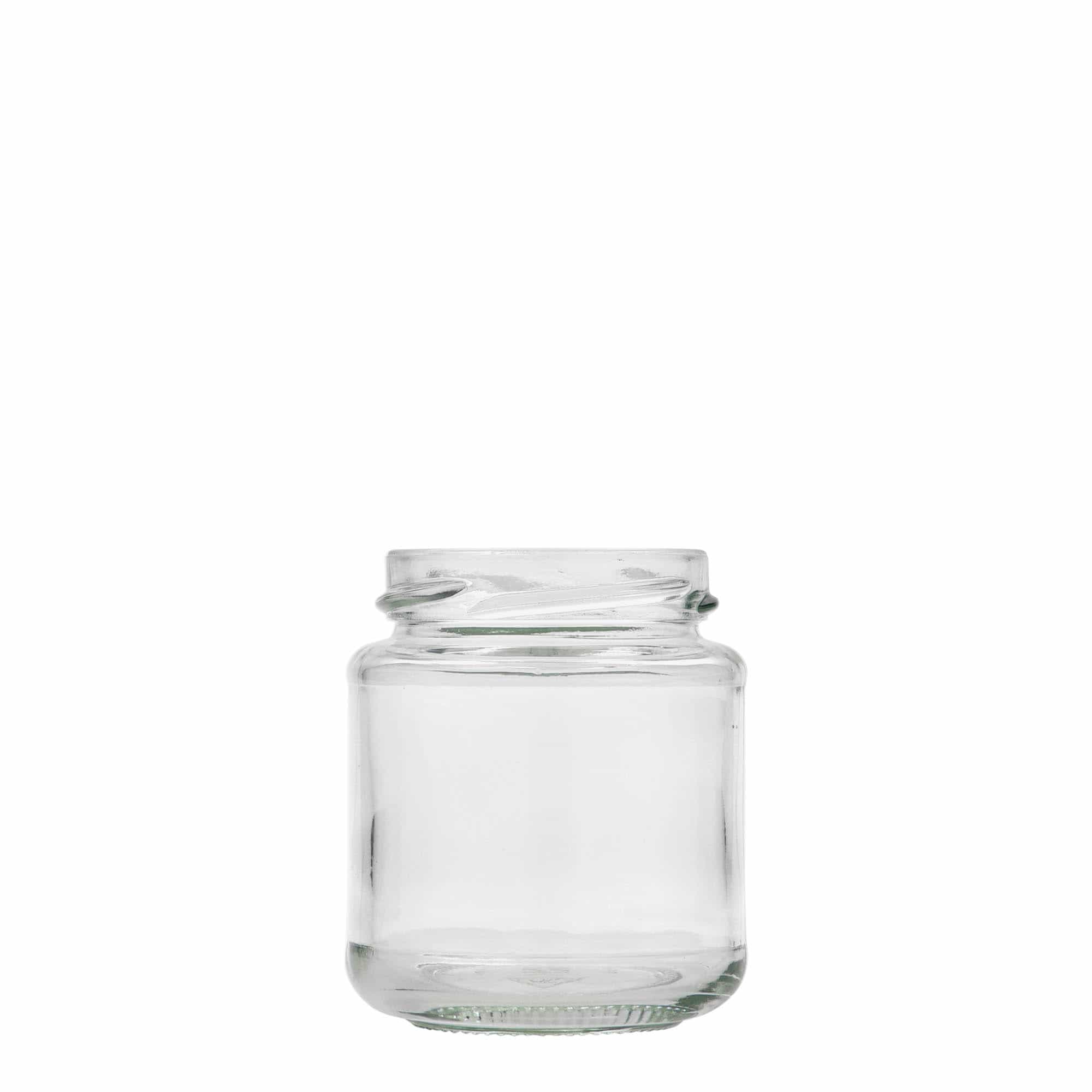142 ml apvalus stiklas, anga: Twist-Off (TO 53)