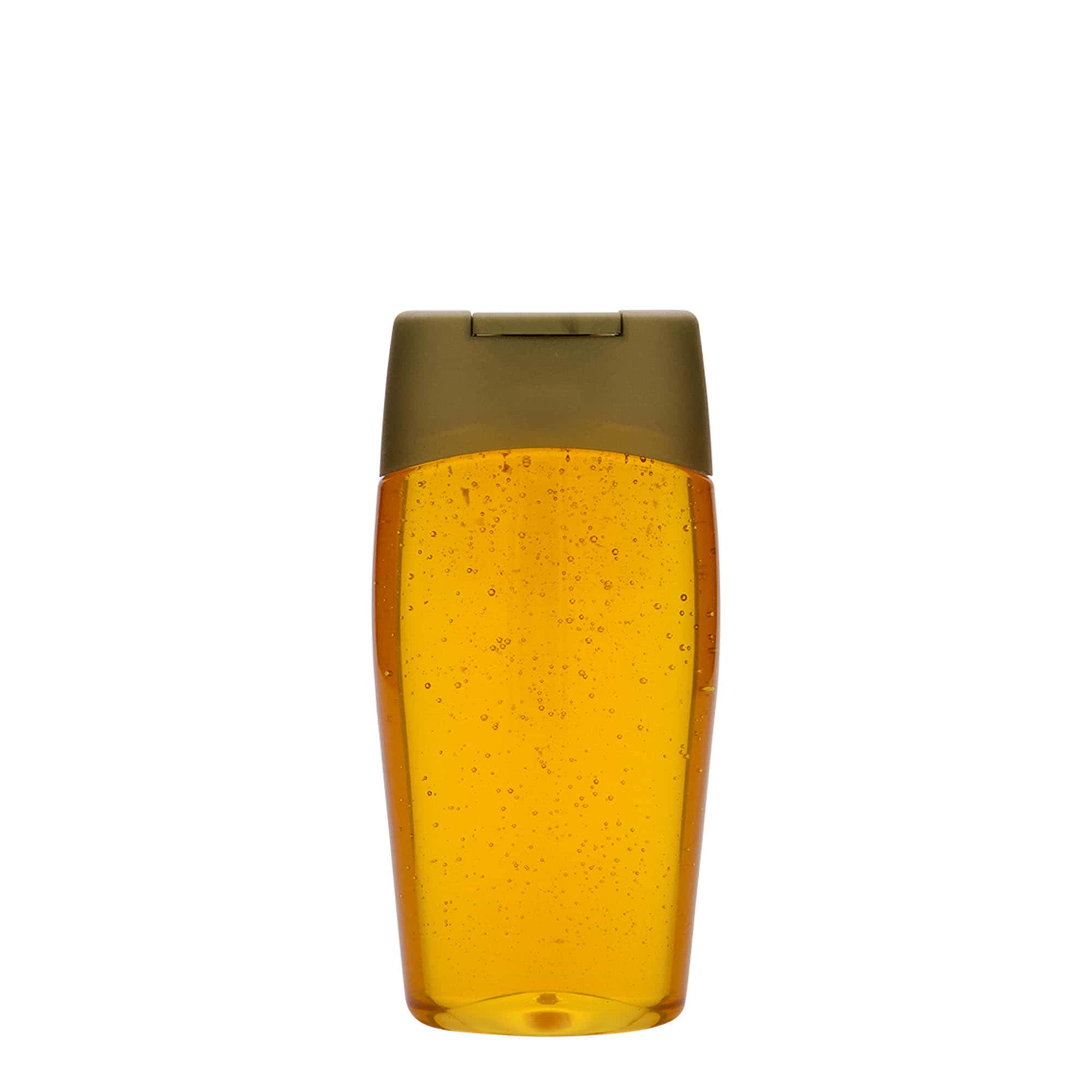 200 ml PET butelis „Squeeze“, ovalus, plastikinis