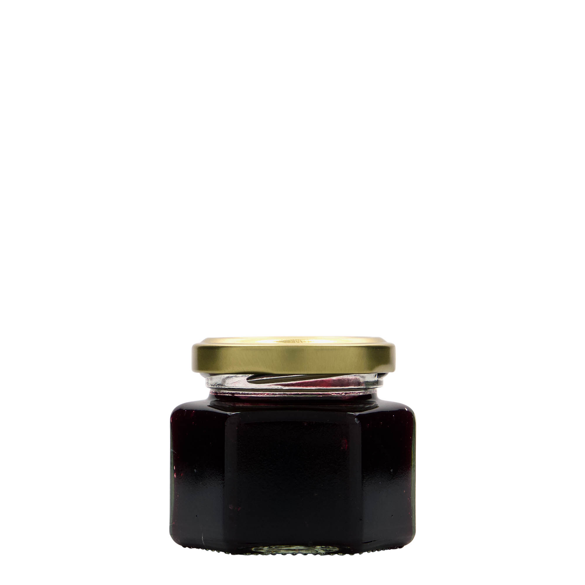 106 ml šešiakampis stiklas, anga: Twist-Off (TO 53)