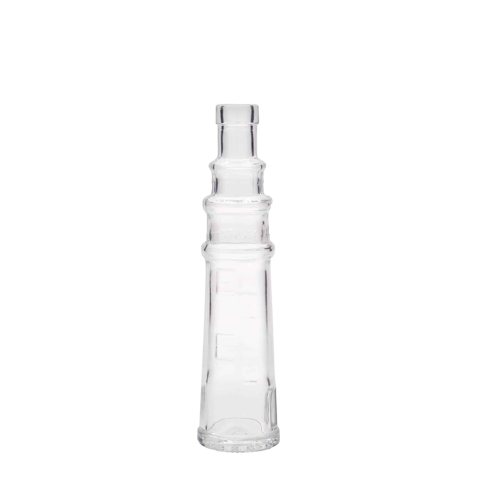100 ml stiklinis buteliukas „Leuchtturm“, anga: kamštis