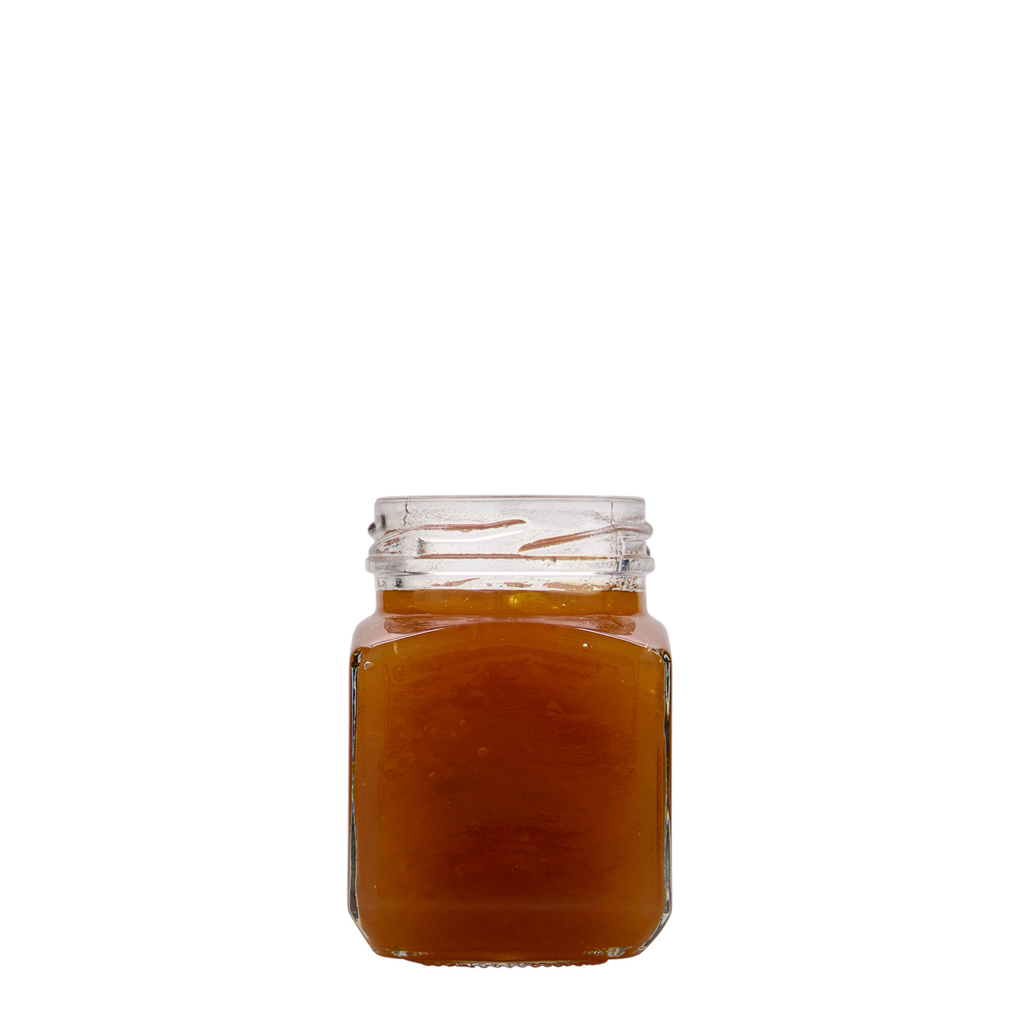 106 ml keturkampis stiklas, anga: sukama uždanga (TO 48) 106 ml keturkampis stiklas, anga: sukama uždanga (TO 48)