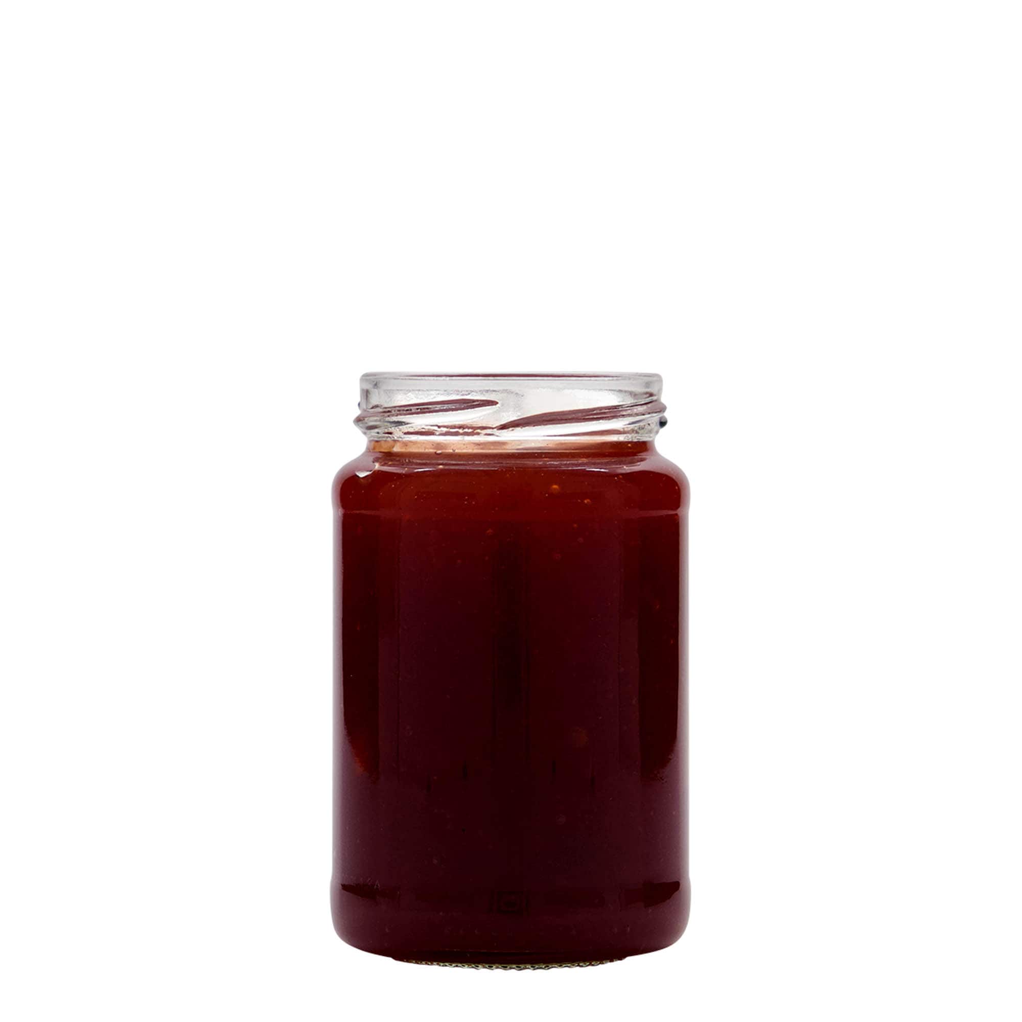 225 ml aukštas apvalus stiklas, anga: Twist-Off (TO 58)