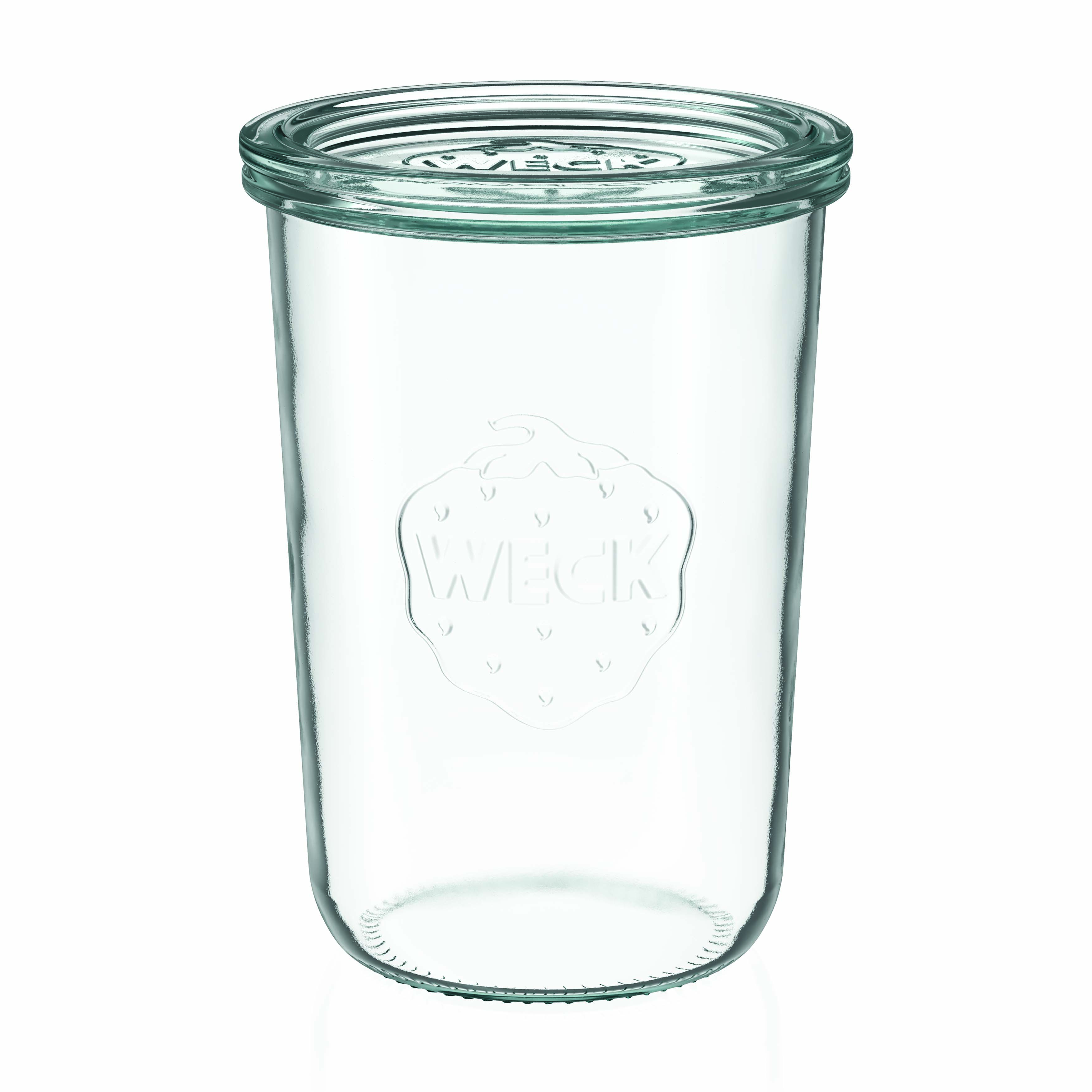 850 ml WECK stiklainis su apvaliu kraštu