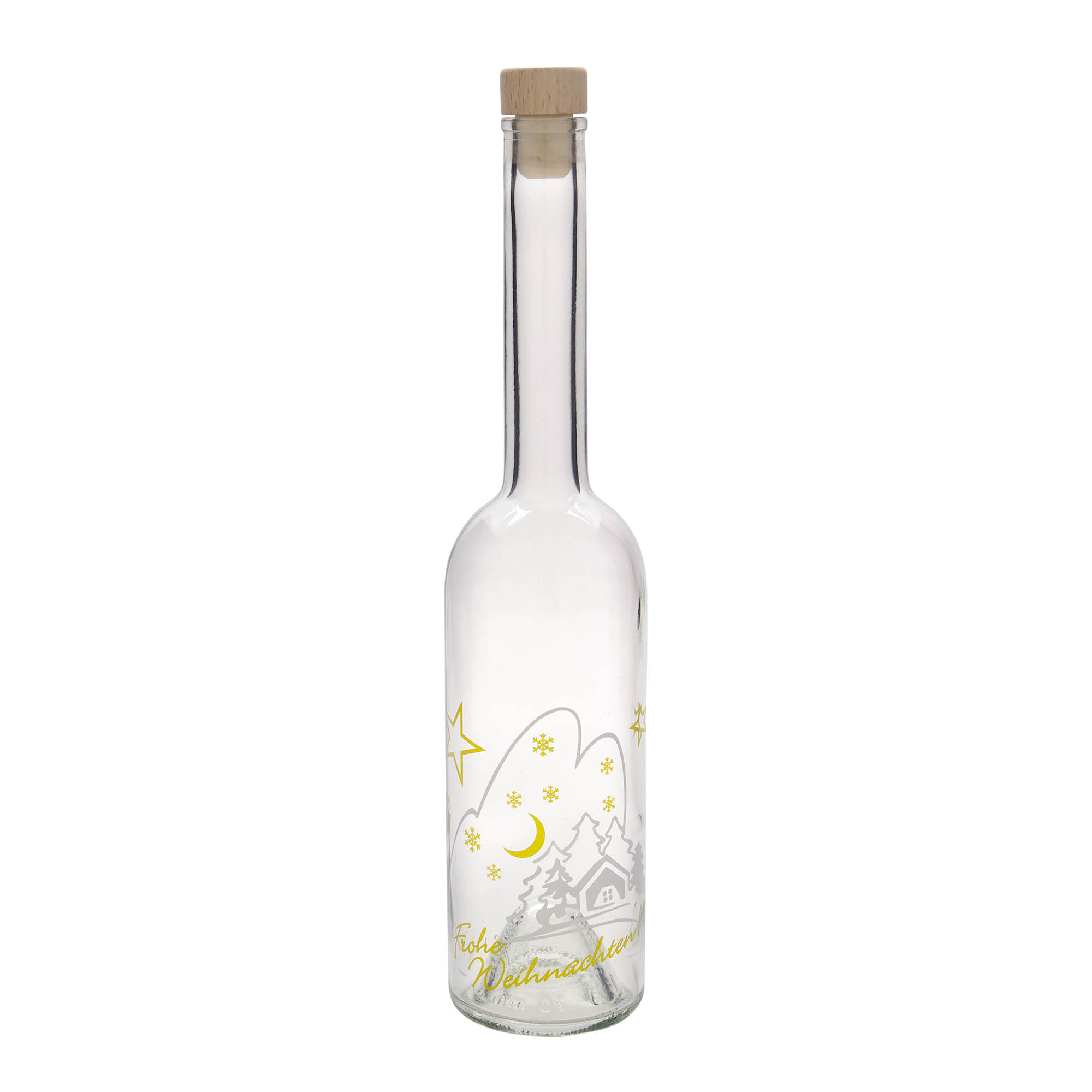 500 ml stiklinis butelis „Opera“, motyvas: Kalėdų idilė, kamštis: kamštis 500 ml stiklinis butelis „Opera“, motyvas: Kalėdų idilė, kamštis: kamštis
