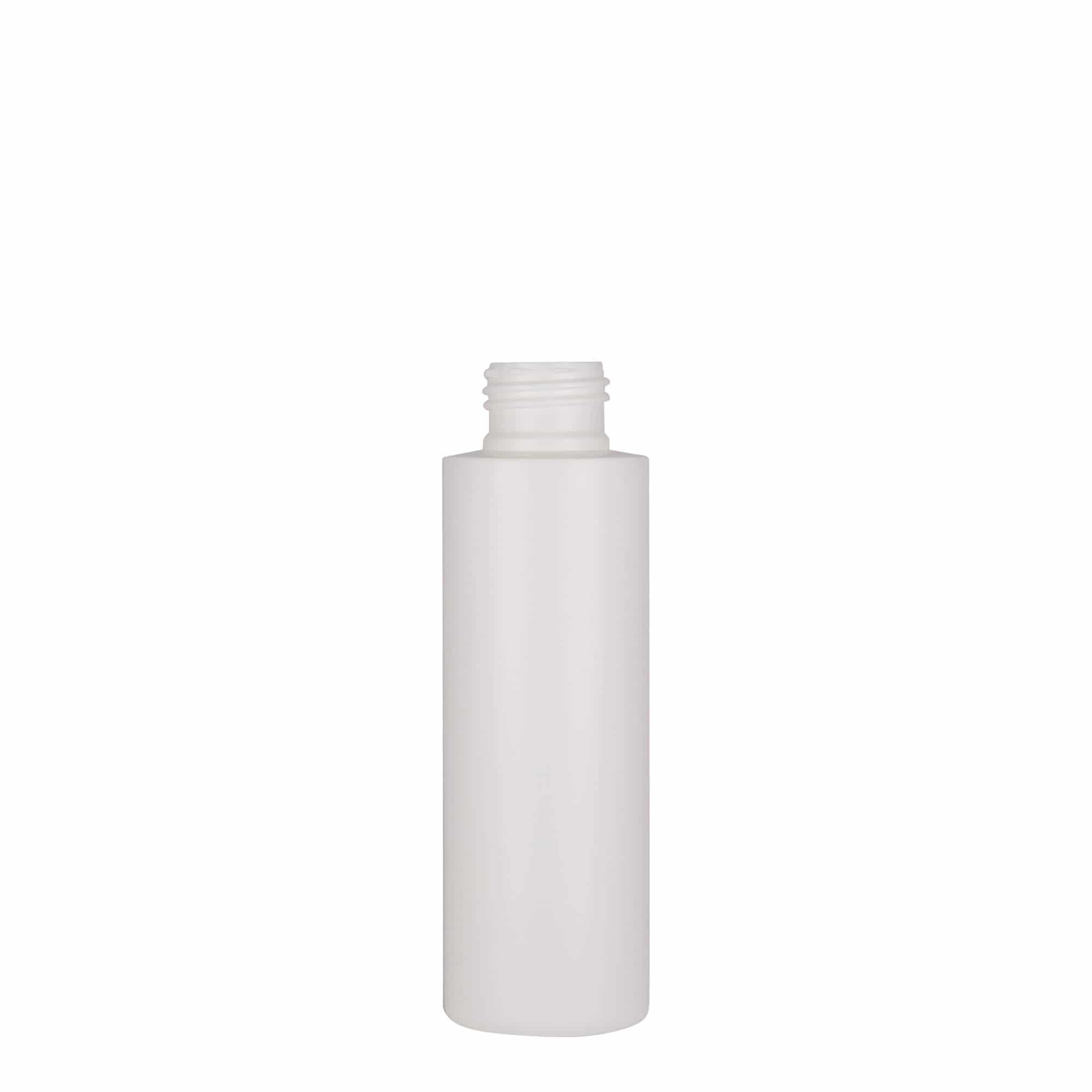 100 ml plastikinis buteliukas „Pipe“, HDPE, baltas, anga: 24/410