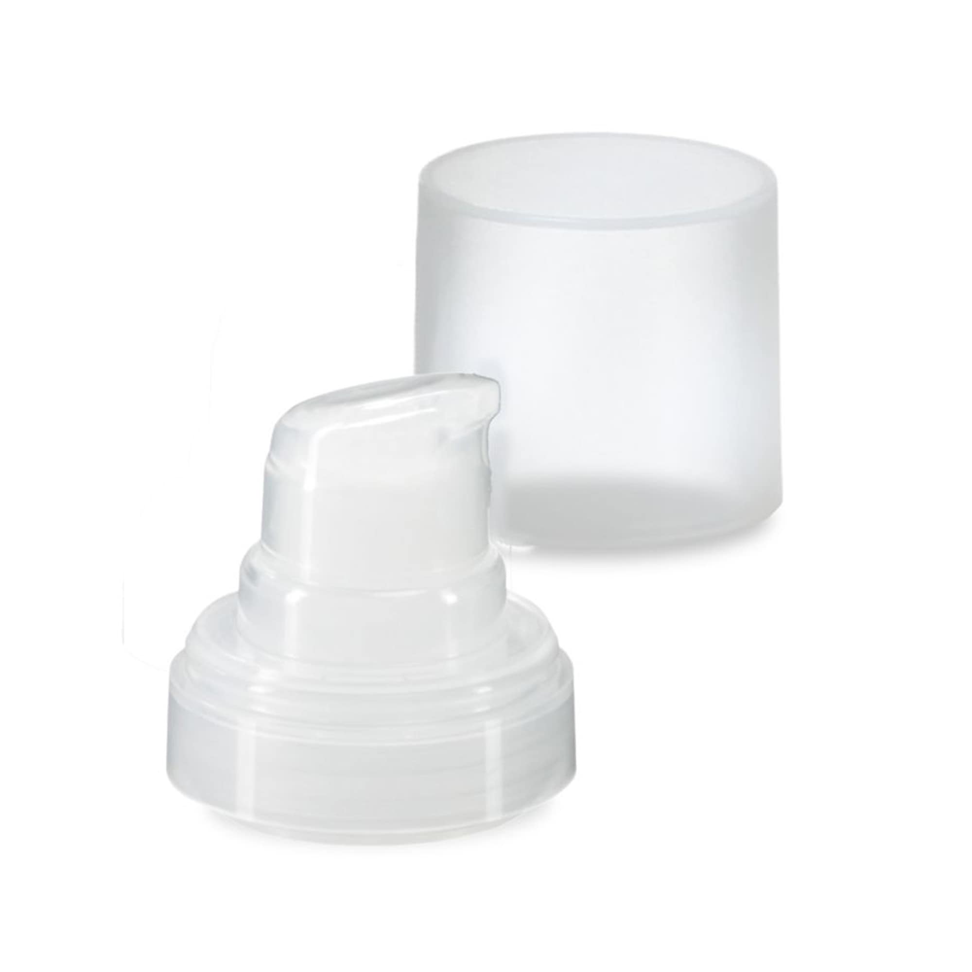 Airless galvutė Micro natūrali + natūralios spalvos matinė uždengimo kepurėlė